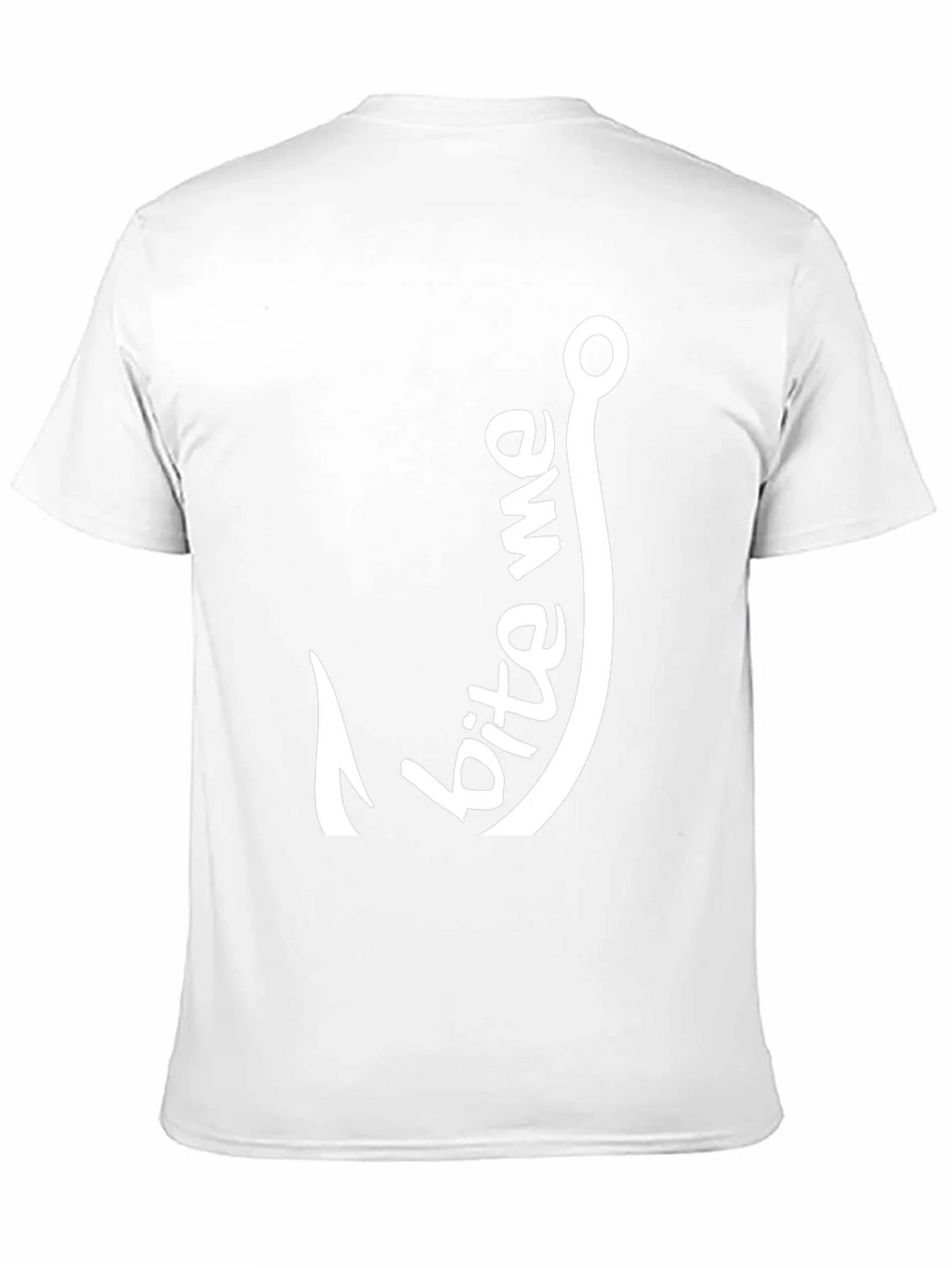 Bite Me Fishing Hook Graphic Tee - Black product image 9