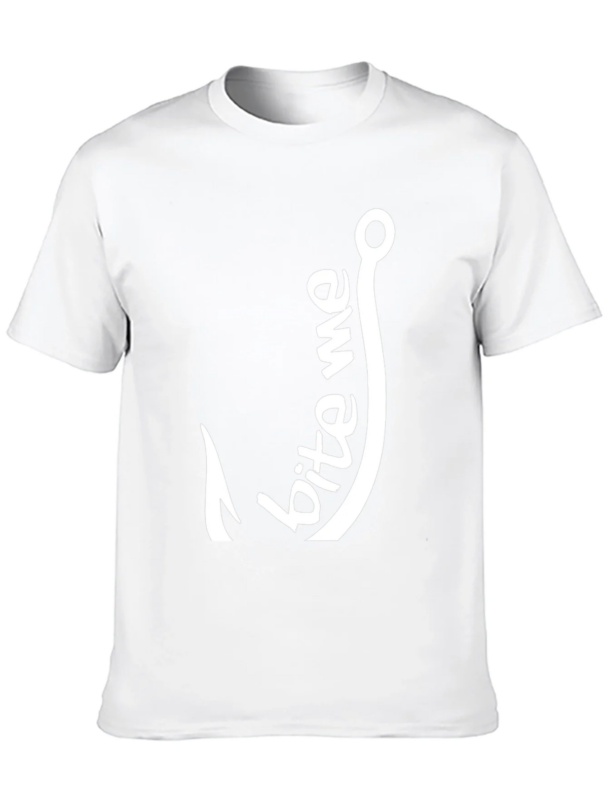 Bite Me Fishing Hook Graphic Tee - Black product image 8