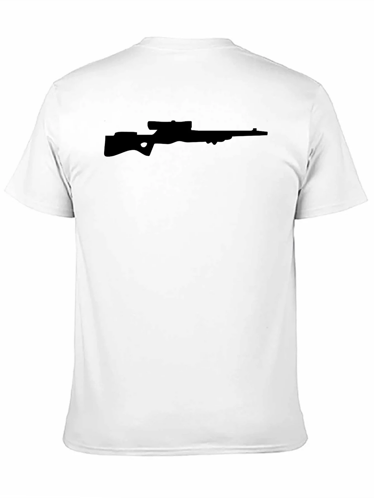Sniper Rifle Graphic Tee - Black Crew Neck product image 10