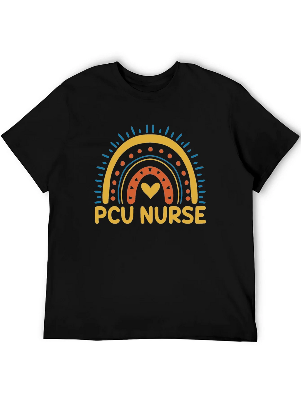 PCU Nurse Rainbow Graphic T-Shirt product image 3