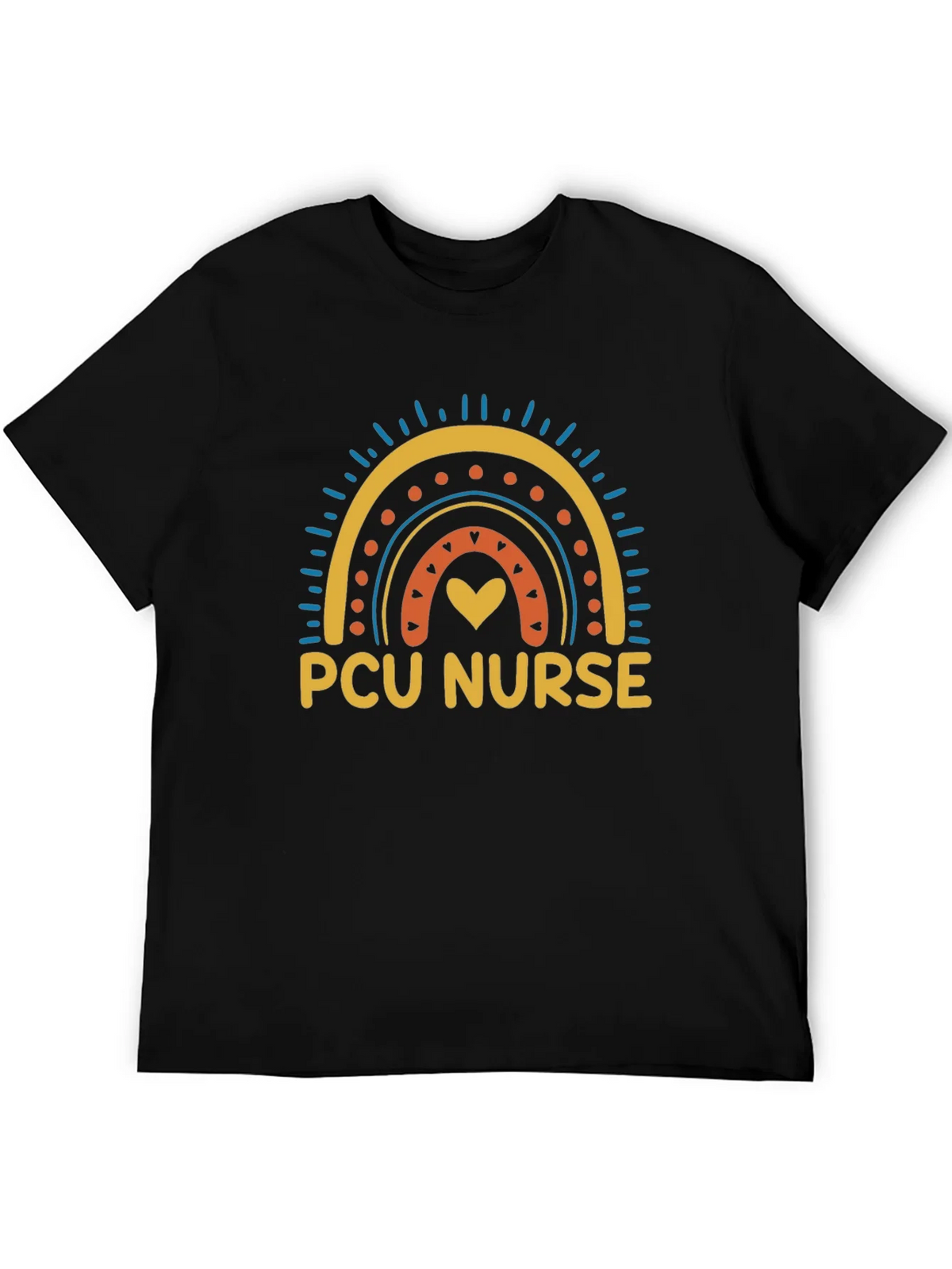 PCU Nurse Rainbow Graphic T-Shirt product image 3