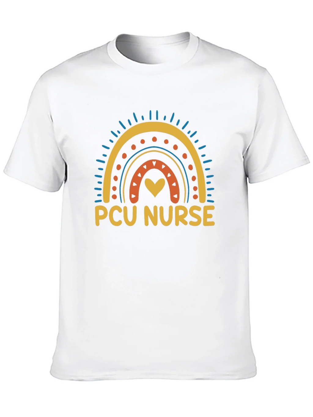 PCU Nurse Rainbow Graphic T-Shirt product image 5