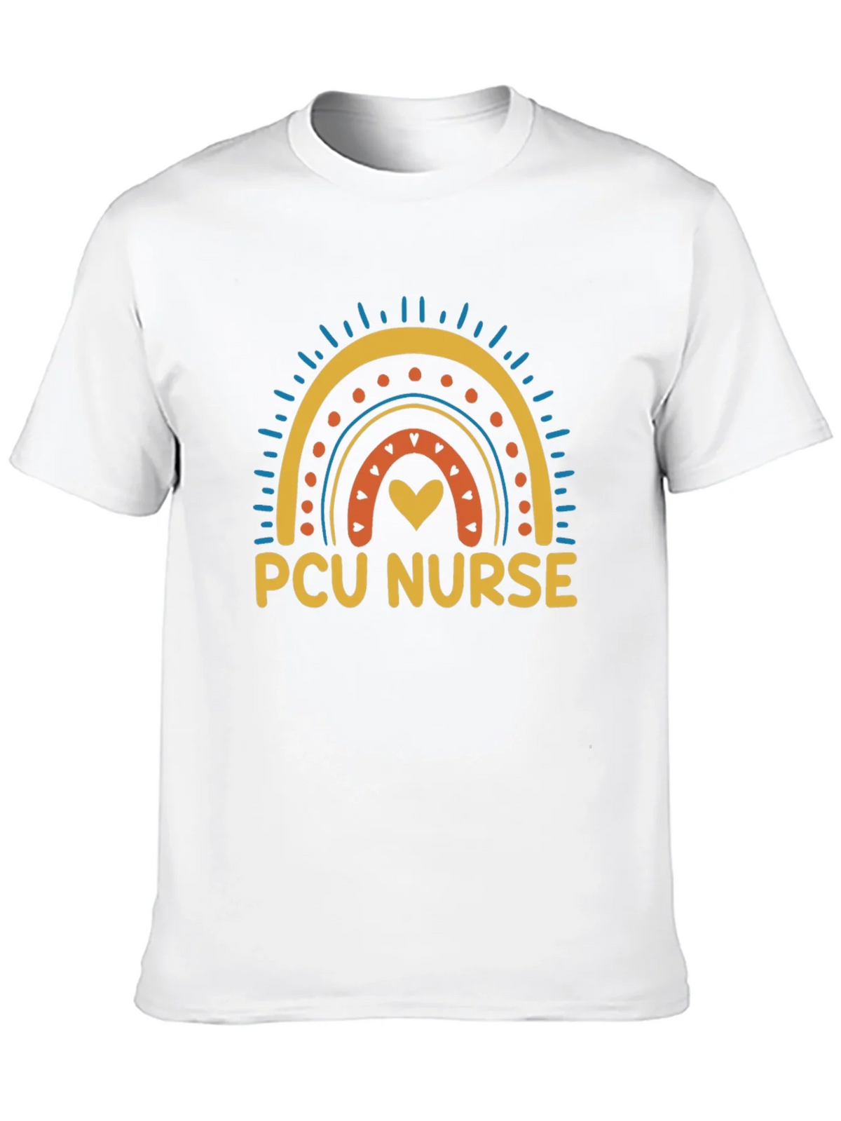 PCU Nurse Rainbow Graphic T-Shirt product image 5