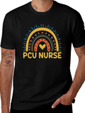 PCU Nurse Rainbow Graphic T-Shirt product image 1