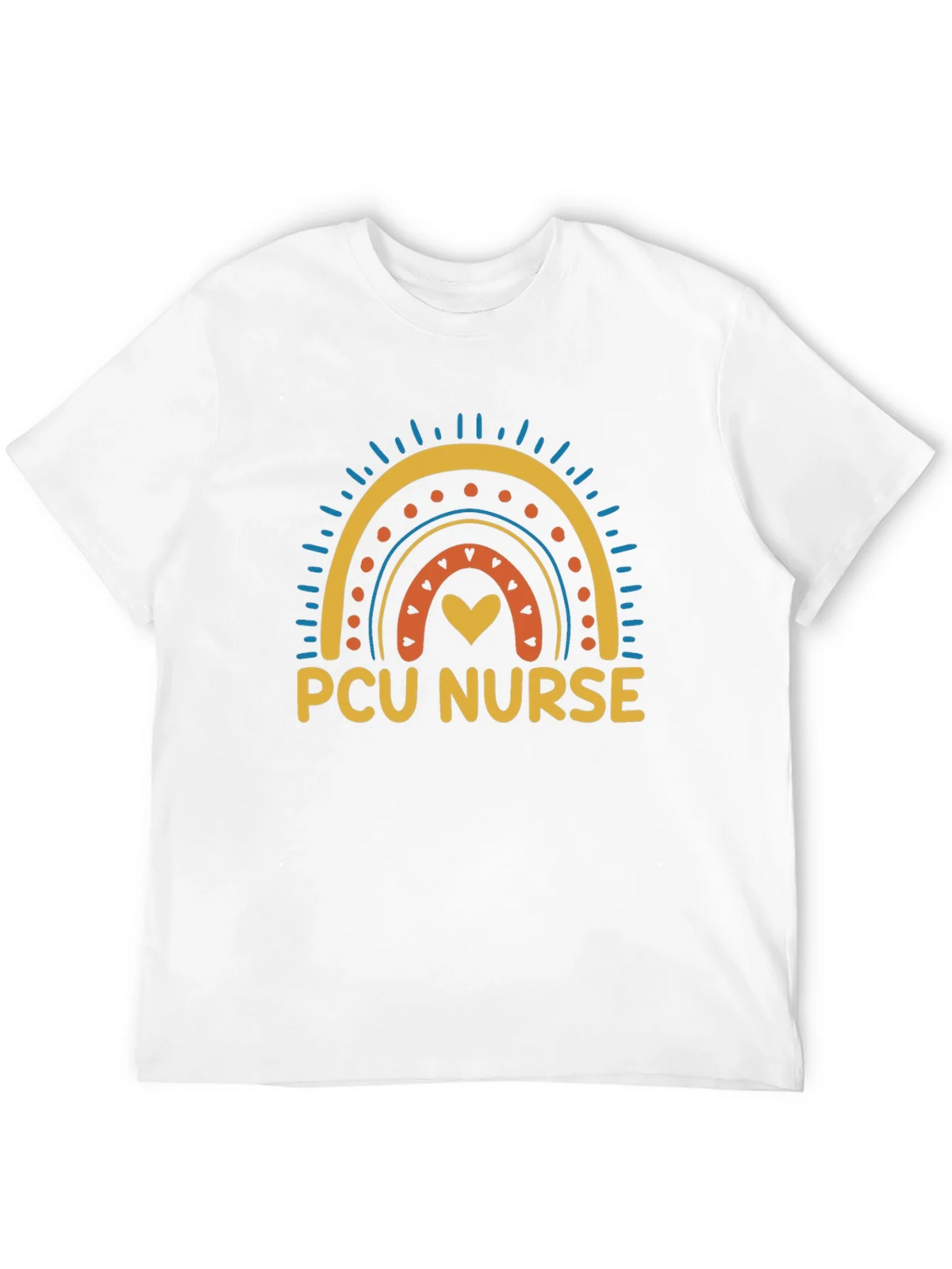 PCU Nurse Rainbow Graphic T-Shirt product image 7