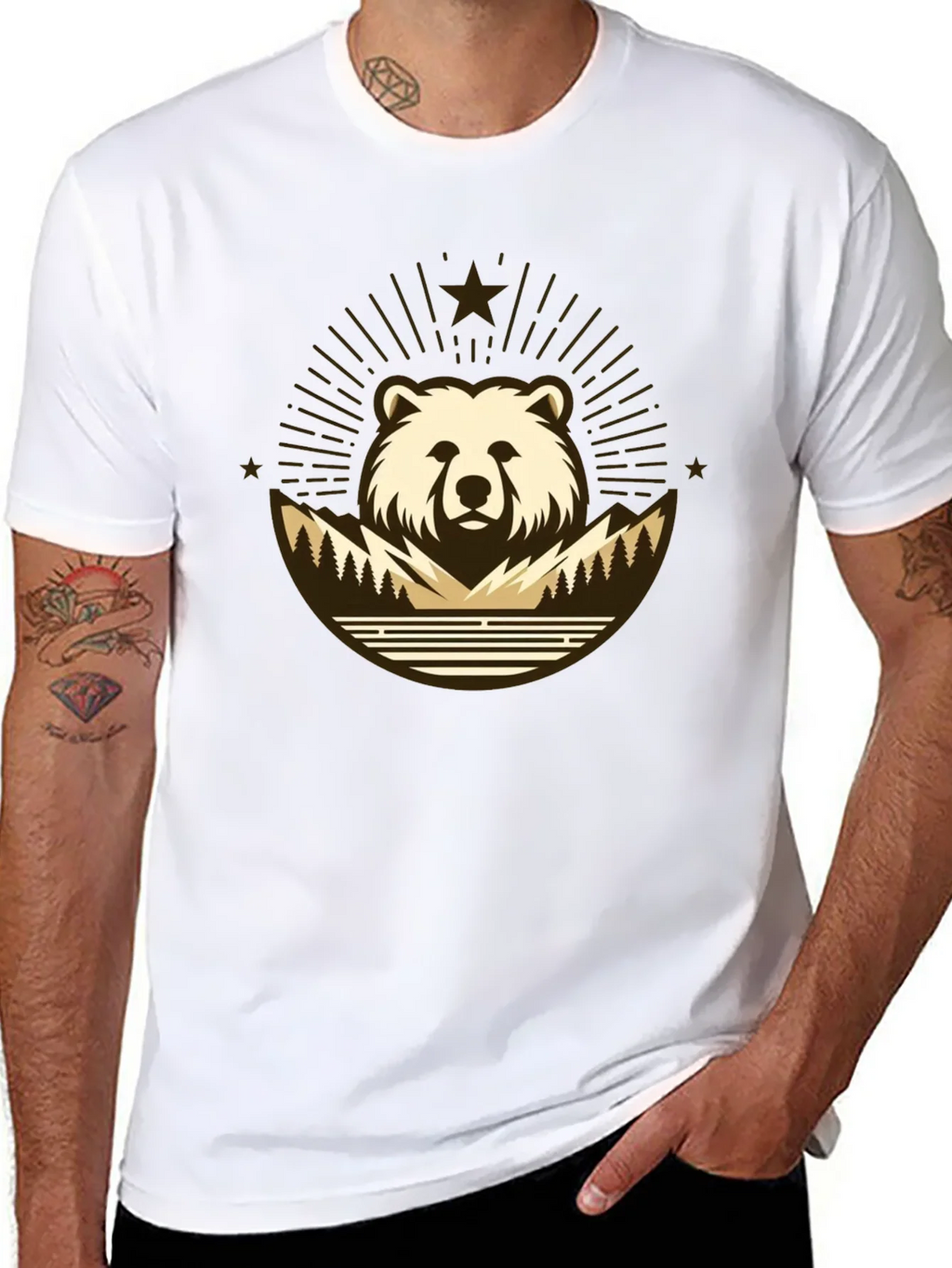 Bear Mountain T-Shirt - Nature Inspired Graphic Tee product image 7