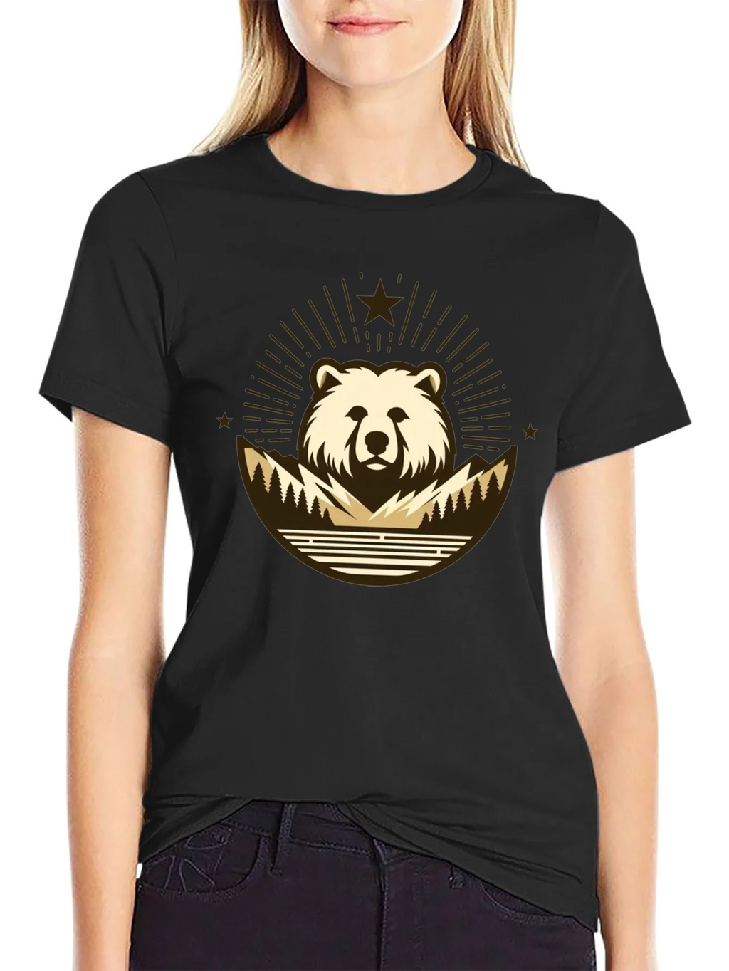 Bear Mountain T-Shirt - Nature Inspired Graphic Tee product image 2