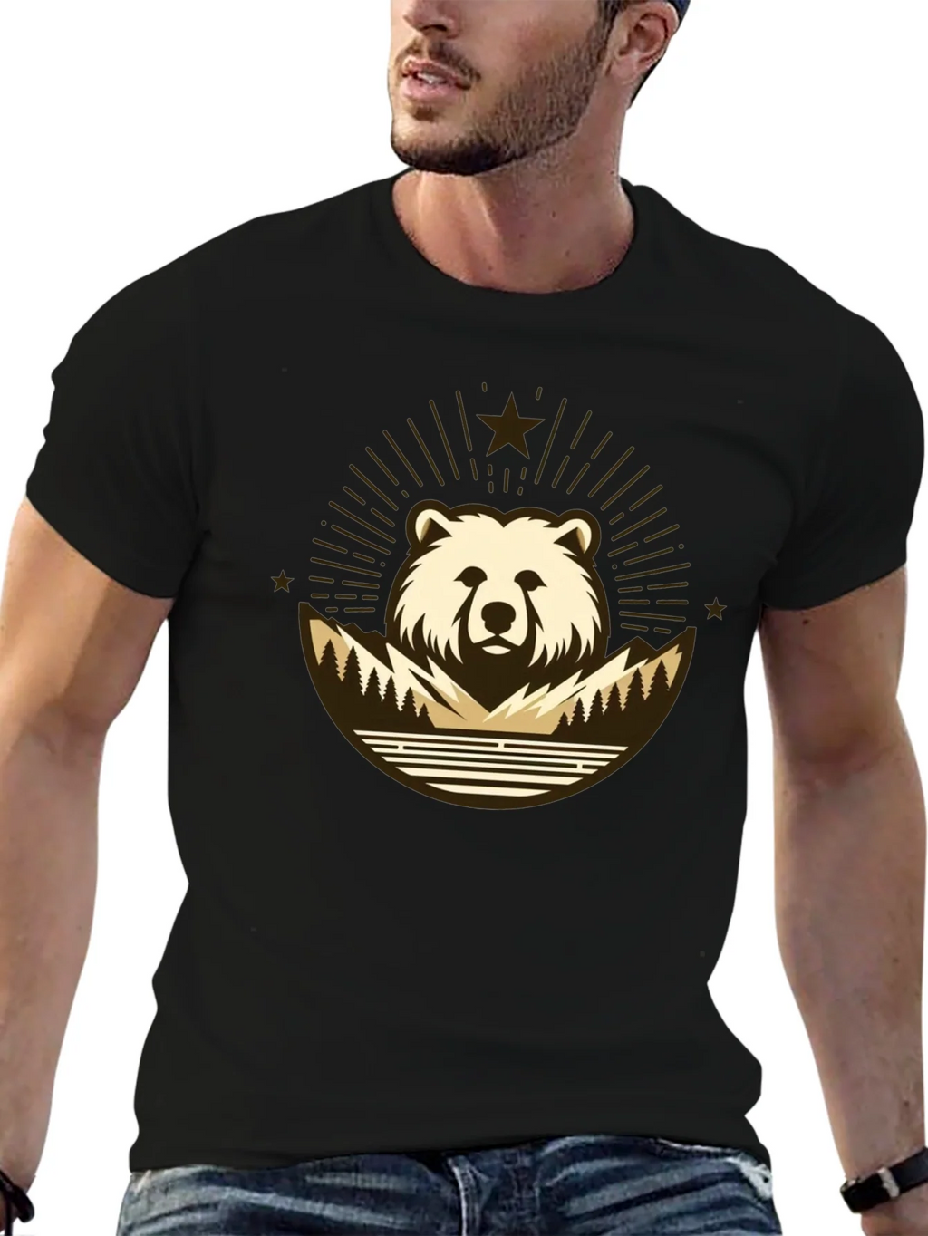Bear Mountain T-Shirt - Nature Inspired Graphic Tee product image 6
