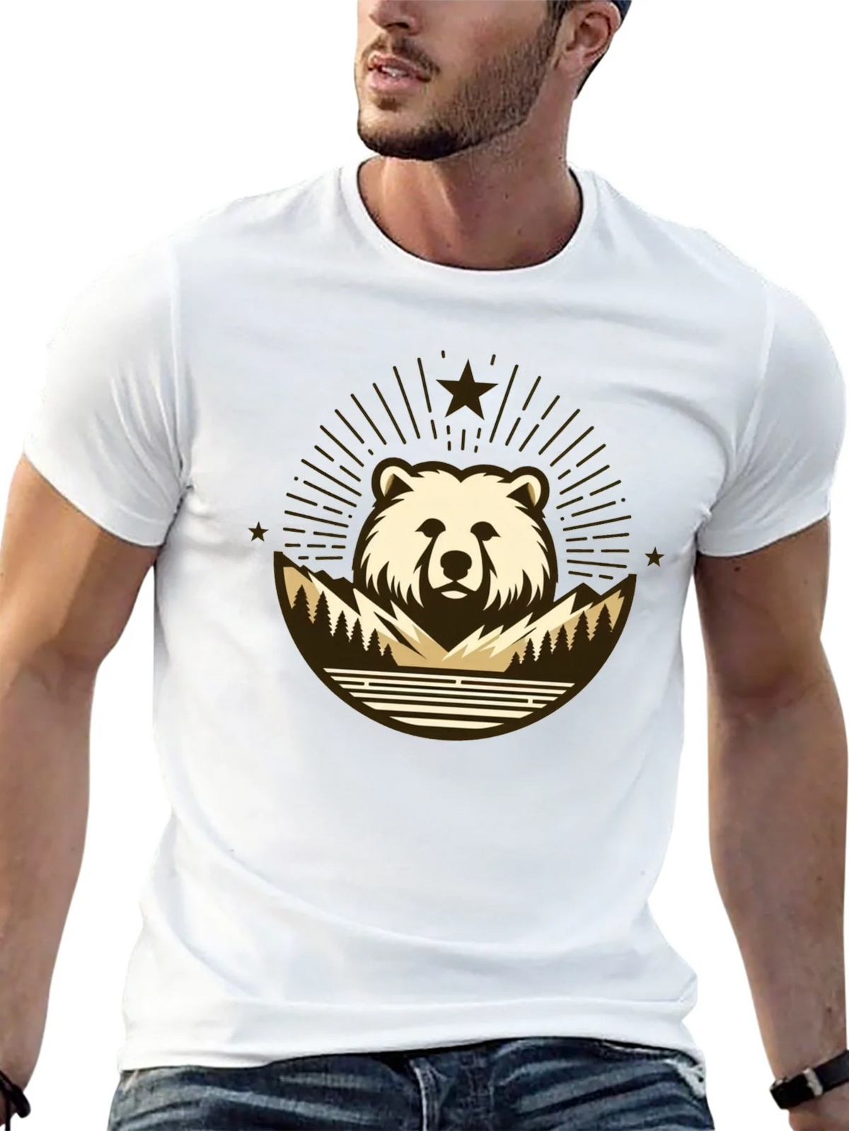 Bear Mountain T-Shirt - Nature Inspired Graphic Tee product image 12