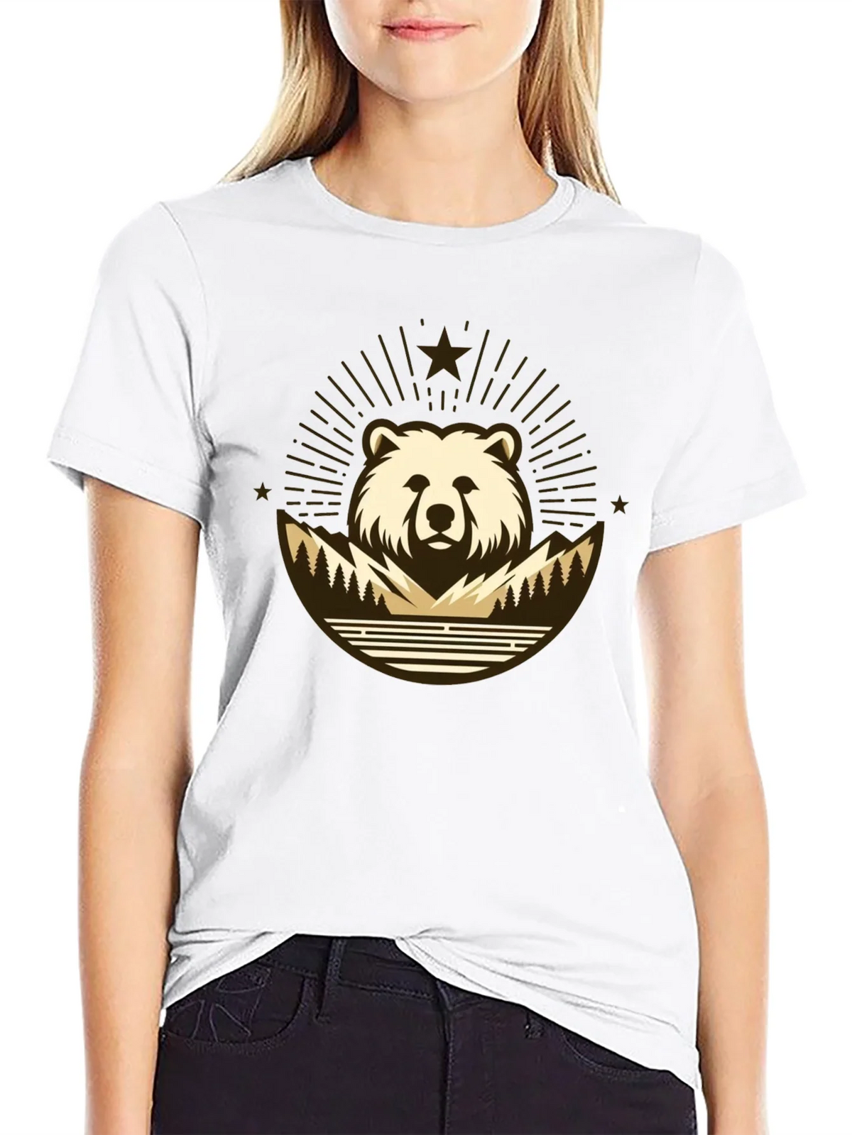 Bear Mountain T-Shirt - Nature Inspired Graphic Tee product image 8