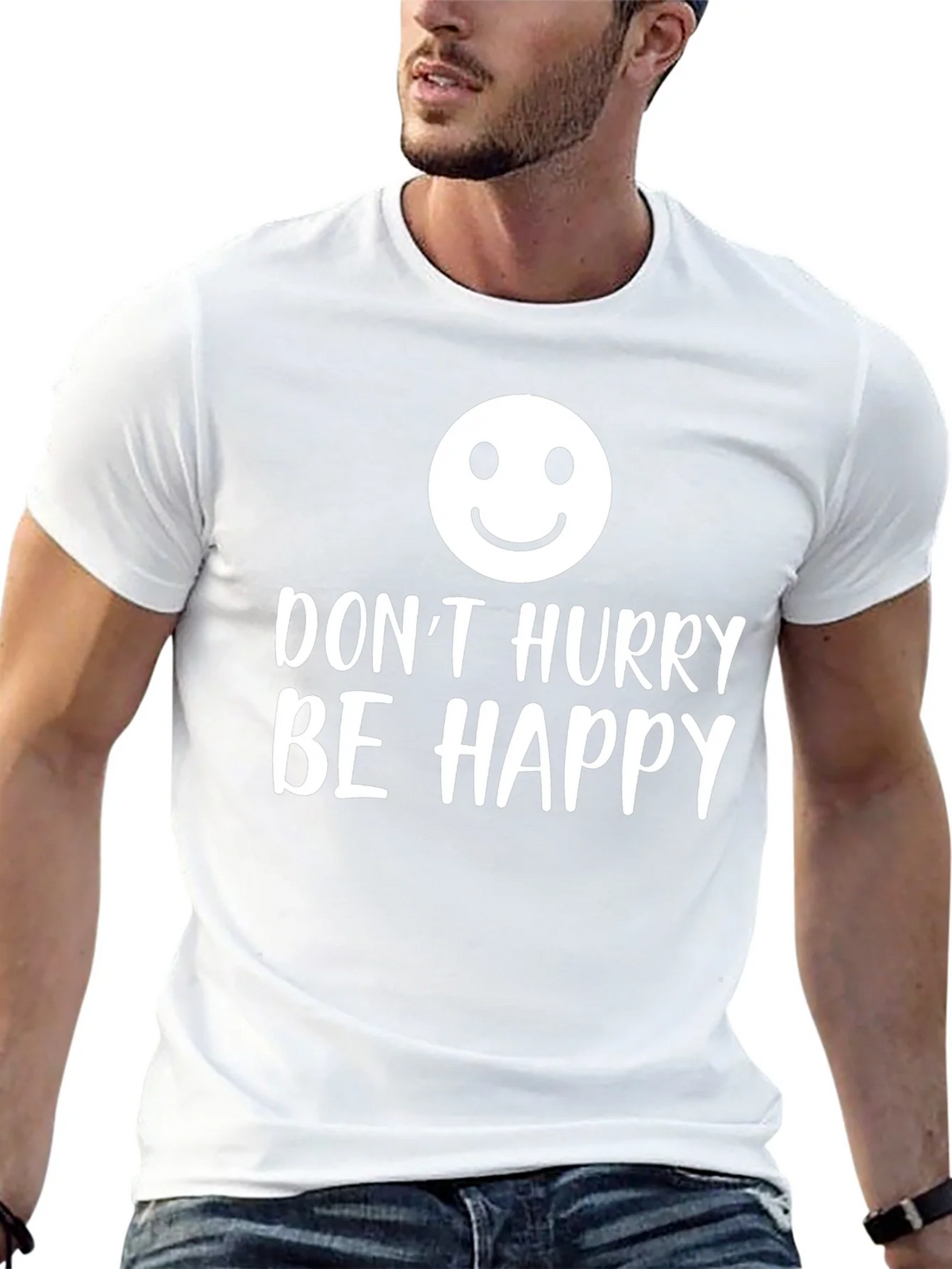 Dont Hurry Be Happy Graphic T-Shirt product image 12
