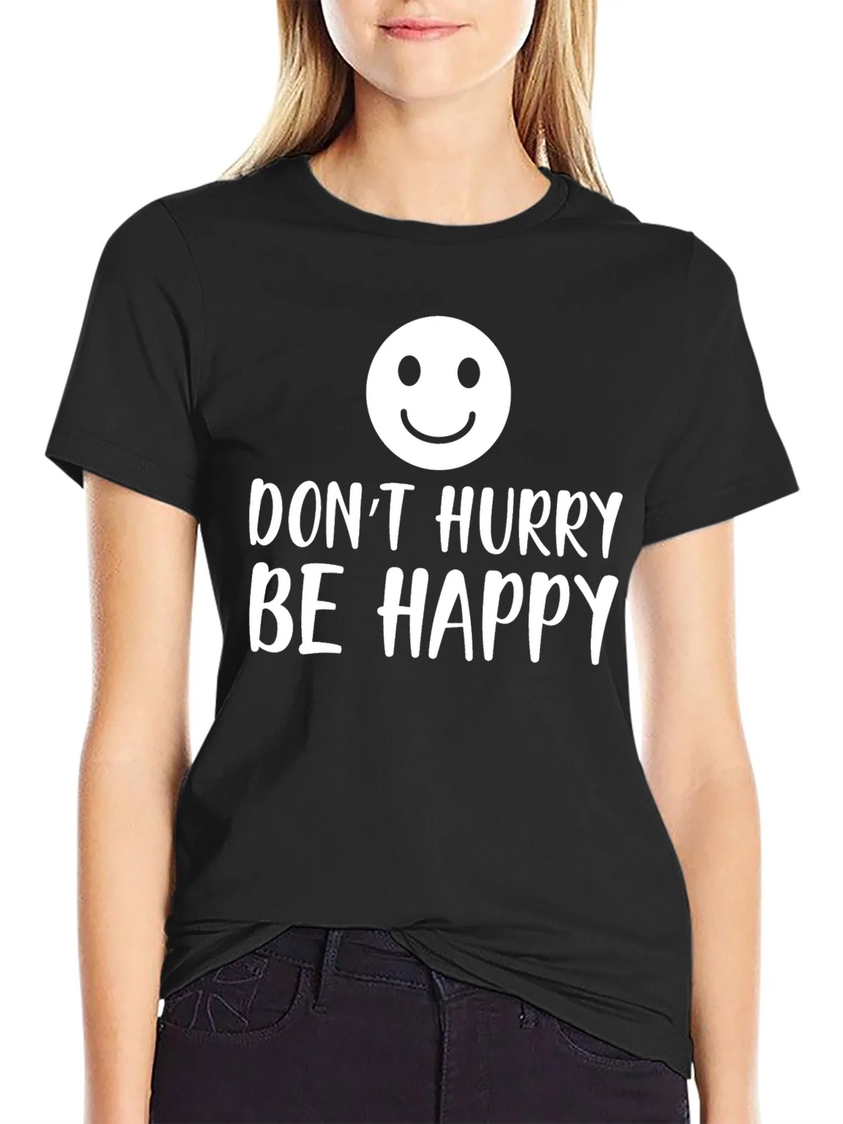 Dont Hurry Be Happy Graphic T-Shirt product image 2