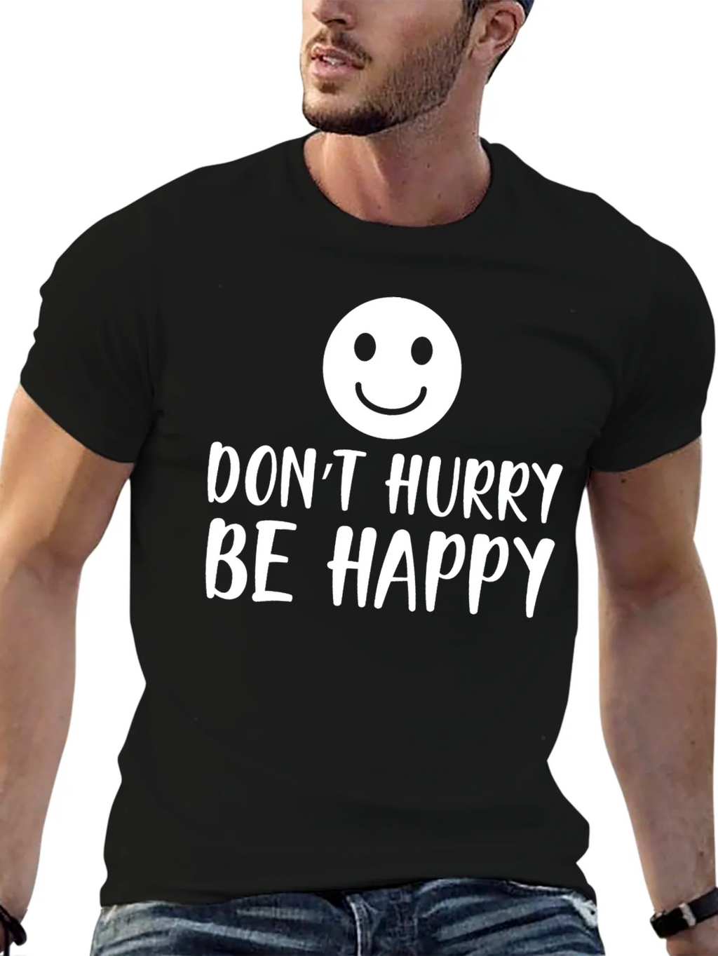 Dont Hurry Be Happy Graphic T-Shirt product image 6