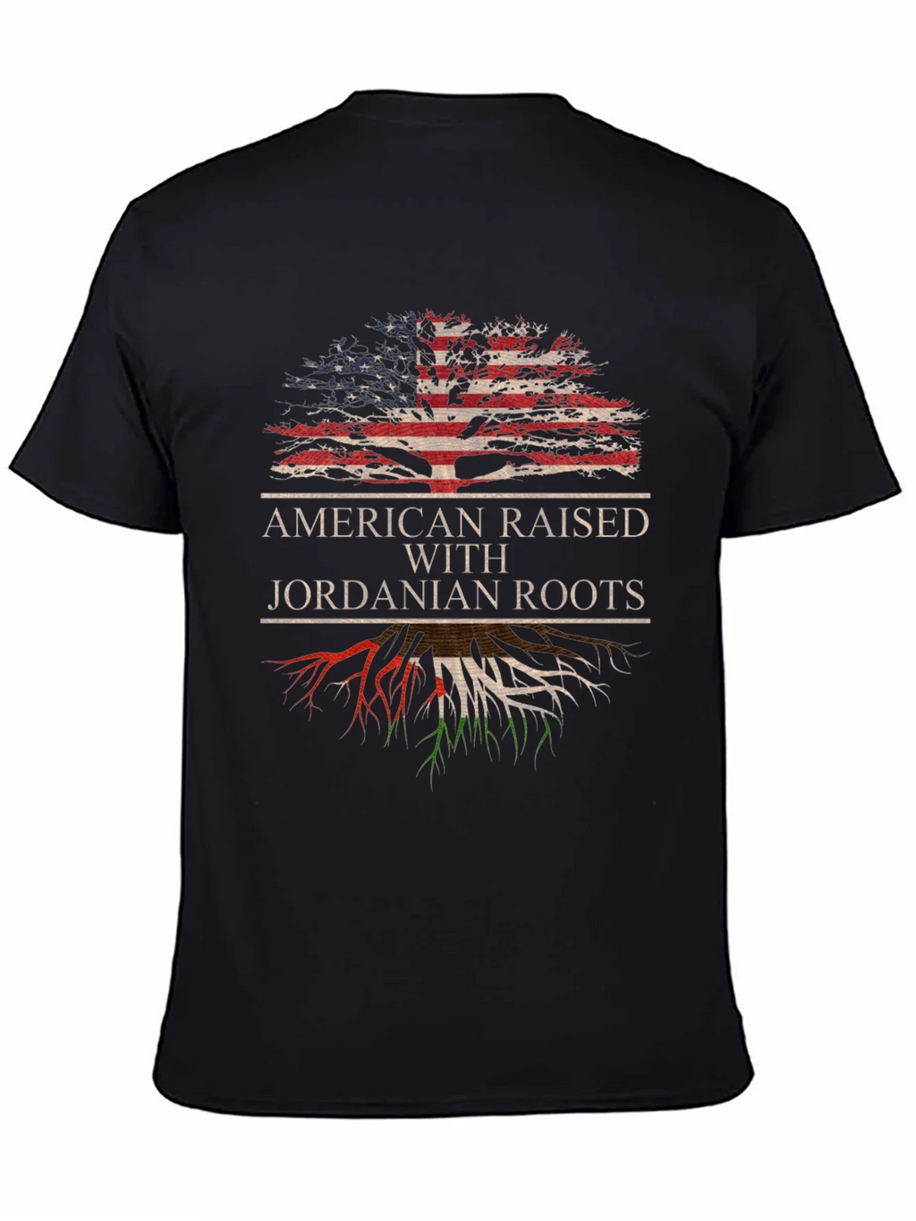 American Raised Jordanian Roots T-Shirt product image 4