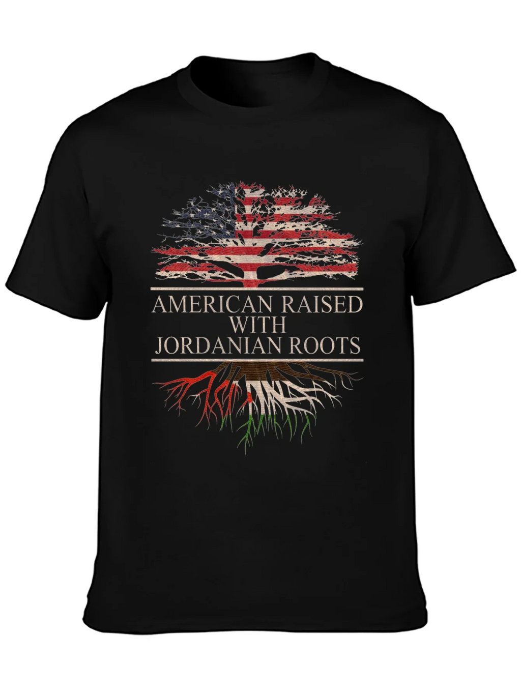 American Raised Jordanian Roots T-Shirt product image 3