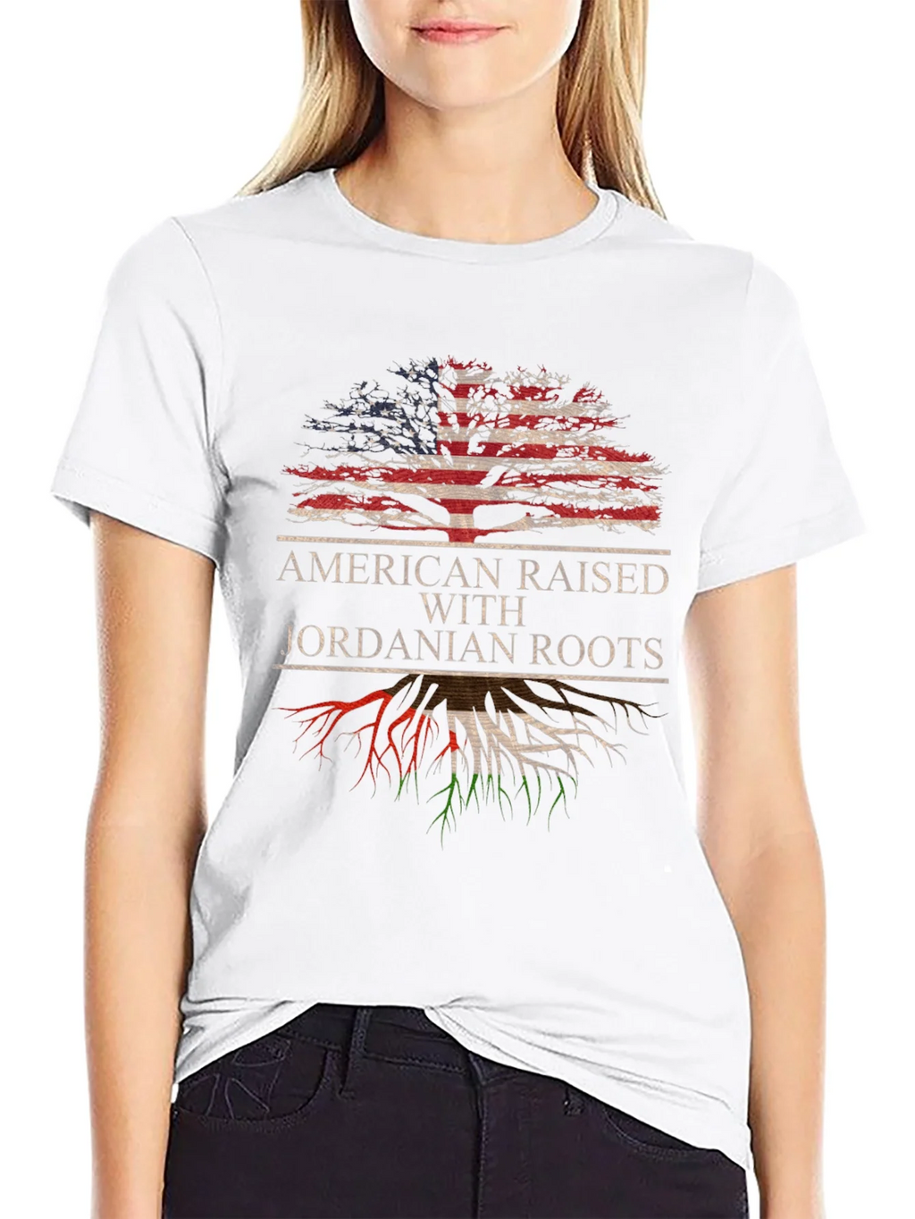 American Raised Jordanian Roots T-Shirt product image 8