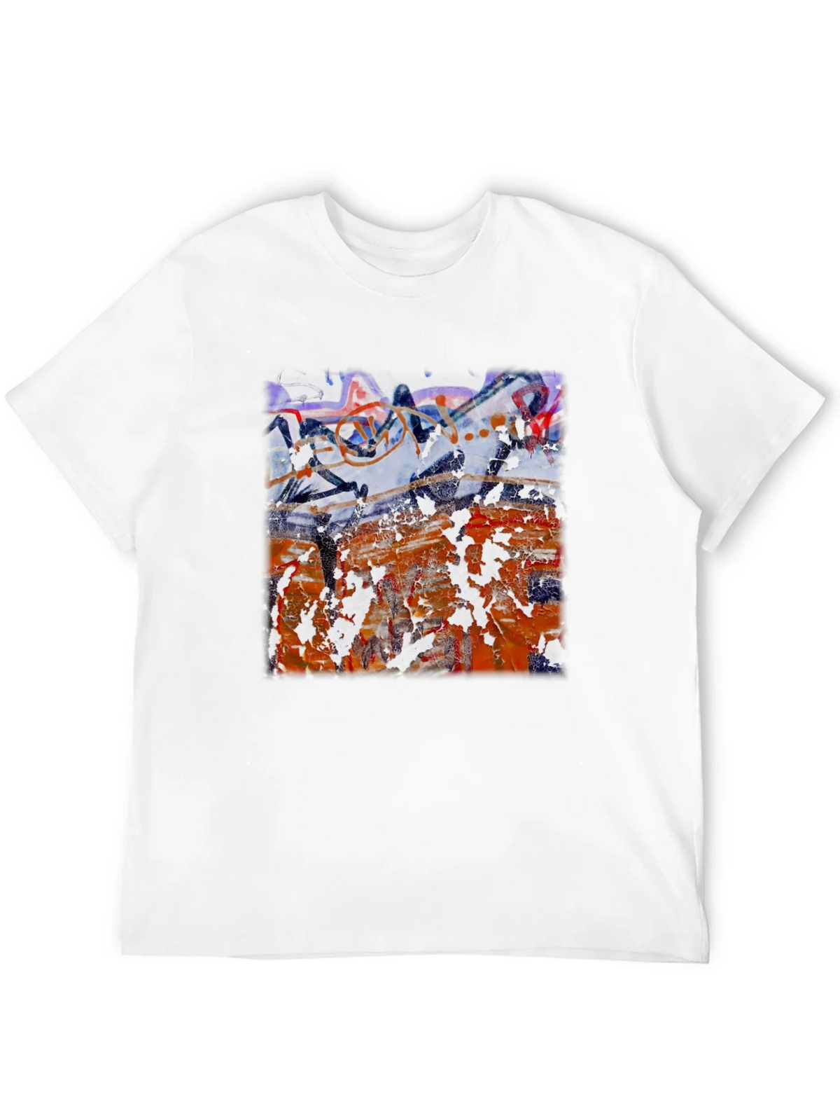 Abstract Art Graphic T-Shirt Black product image 11