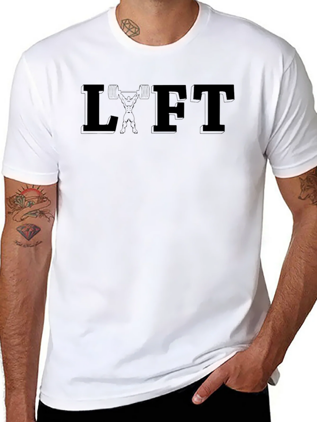 Lift Graphic Tee - Black Gym Wear product image 7