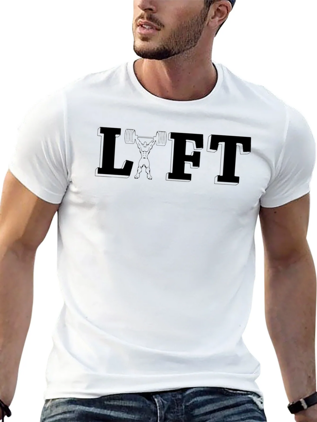 Lift Graphic Tee - Black Gym Wear product image 12