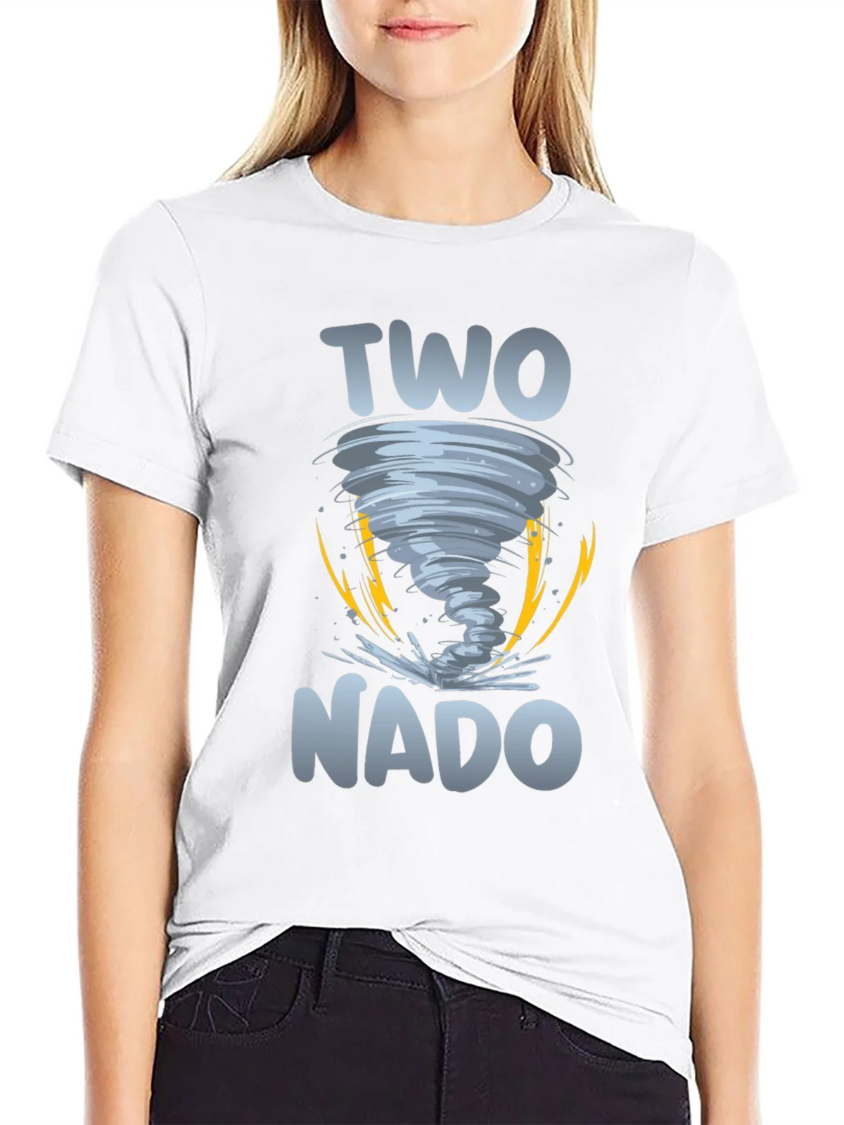 Two-nado Graphic Tee - Tornado 2nd Birthday Shirt product image 8