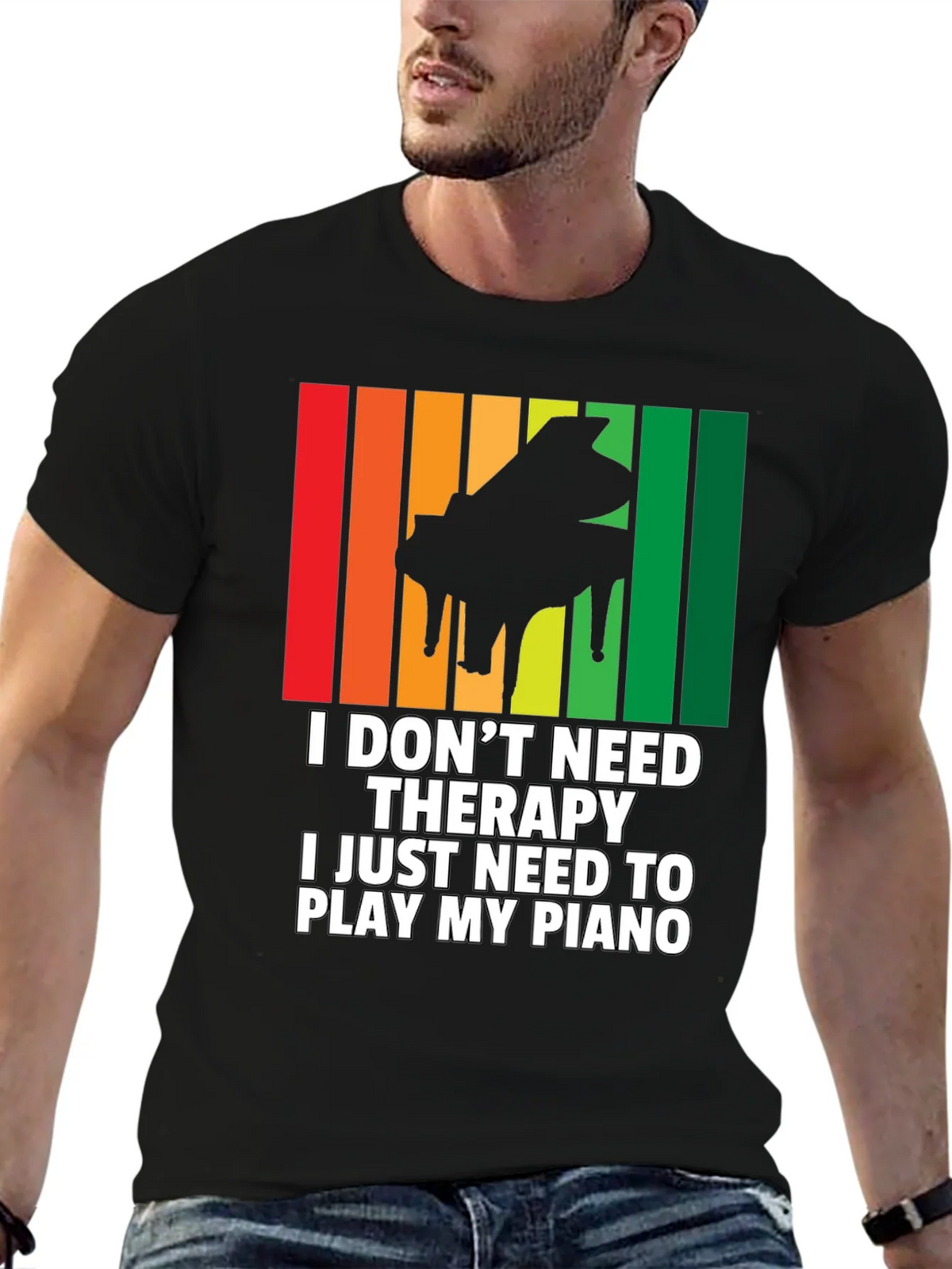 Piano T-Shirt - Therapy Alternative product image 6
