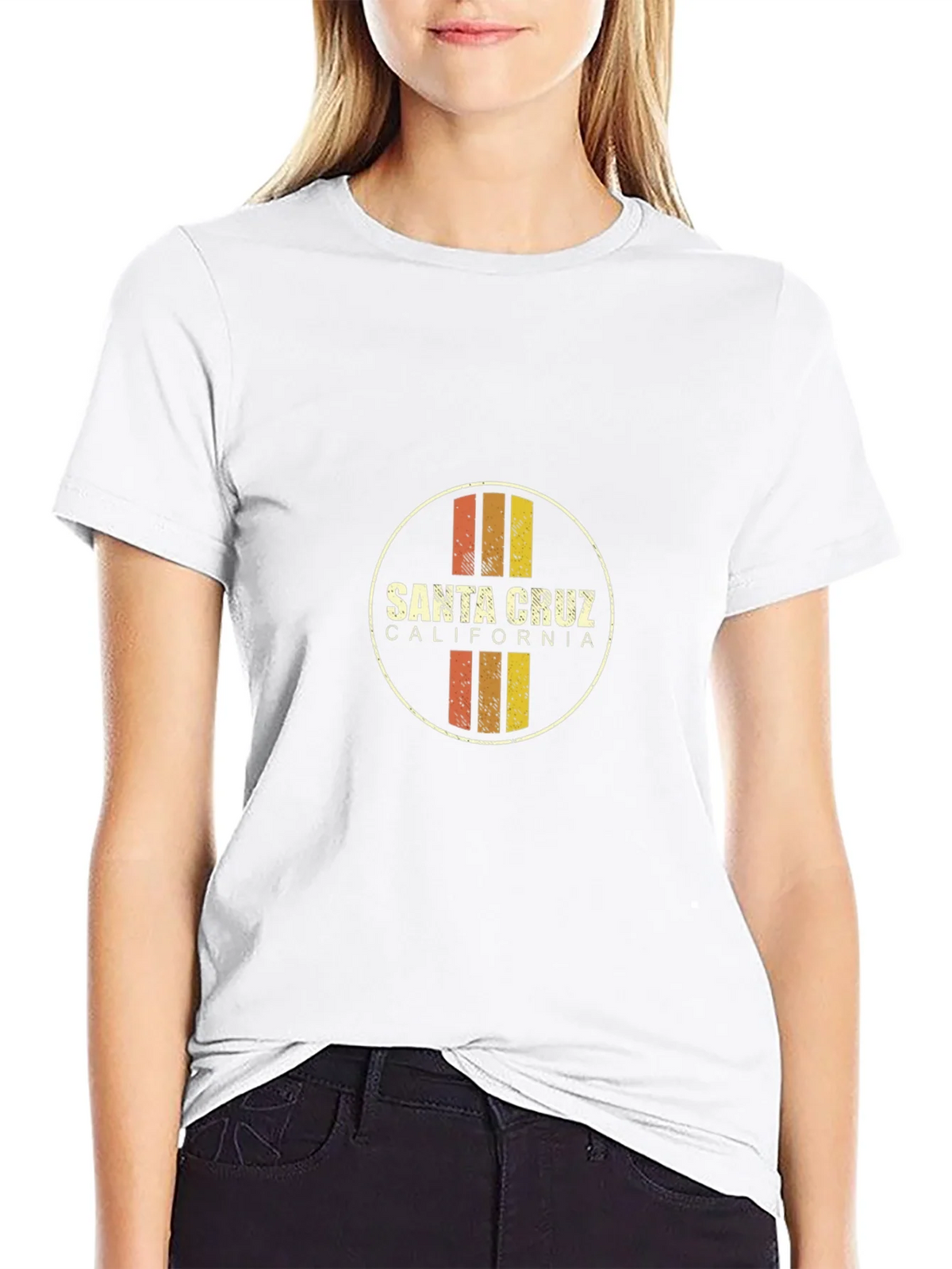 Santa Cruz California Retro T-Shirt product image 3