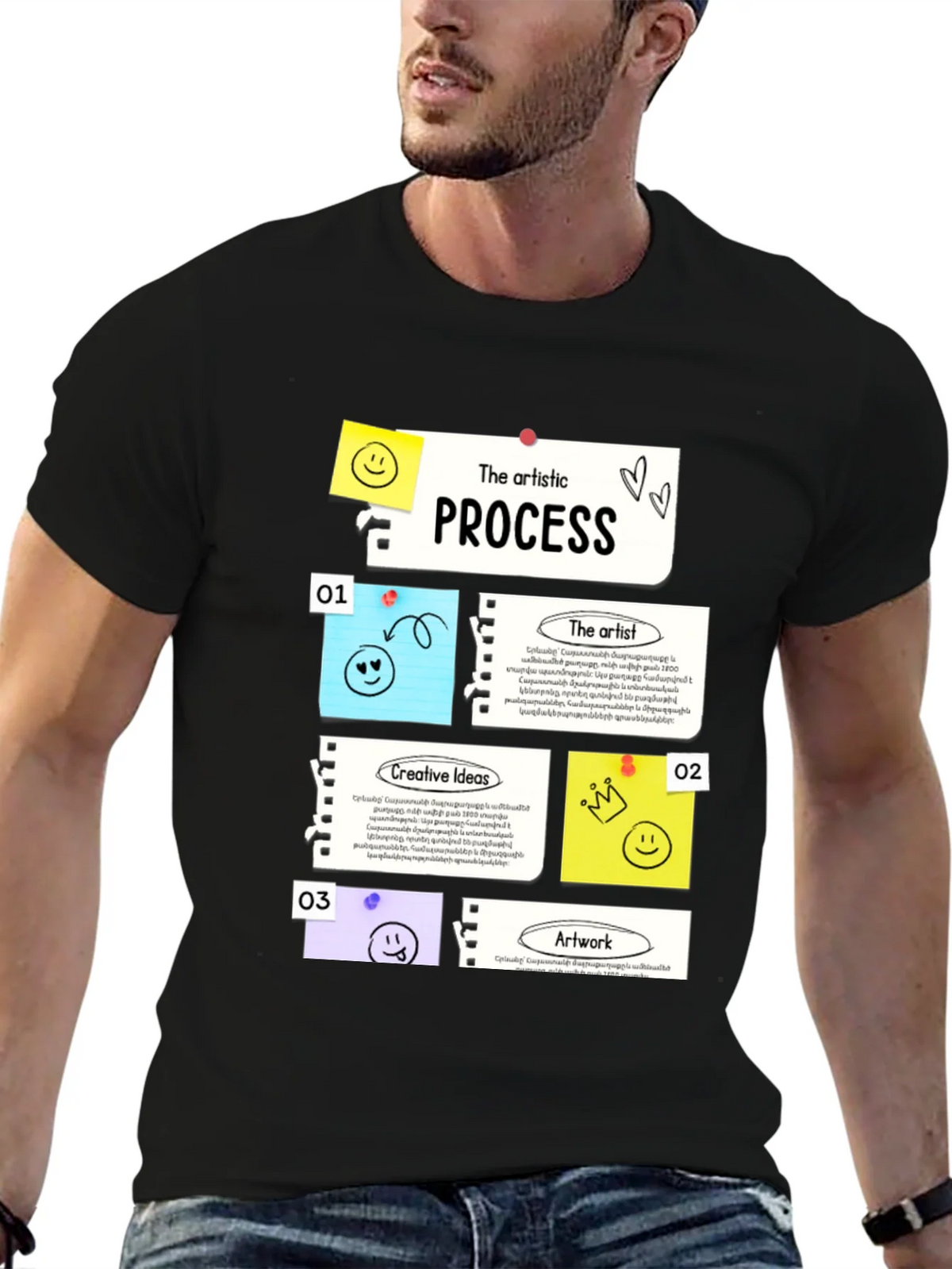 Artistic Process Graphic T-Shirt product image 6