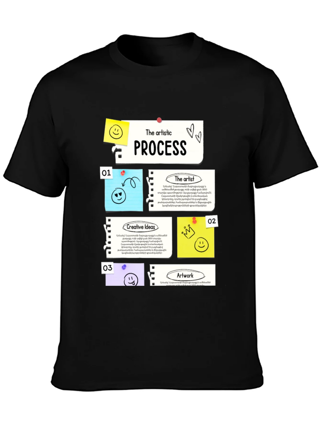 Artistic Process Graphic T-Shirt product image 3