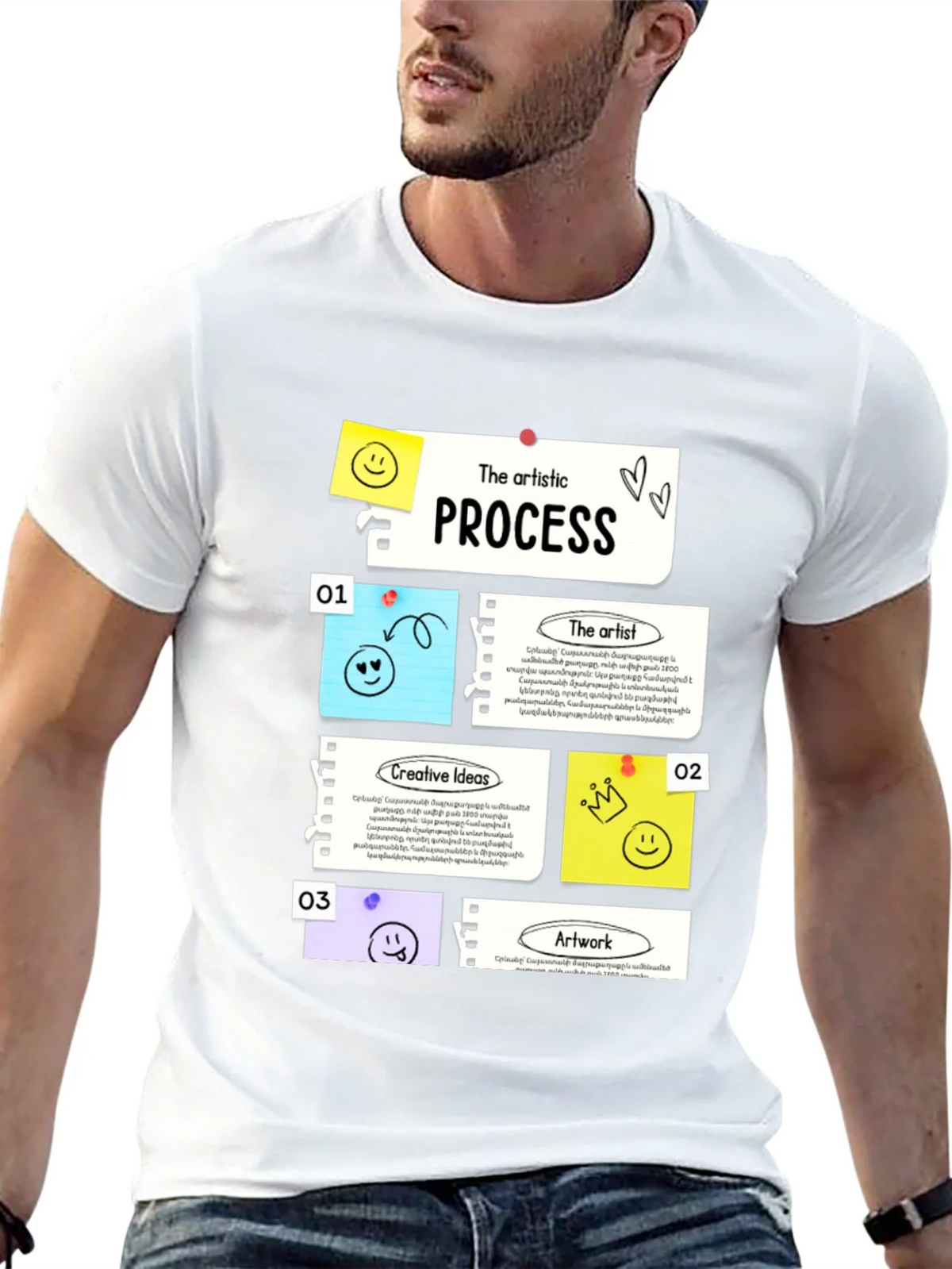 Artistic Process Graphic T-Shirt product image 12