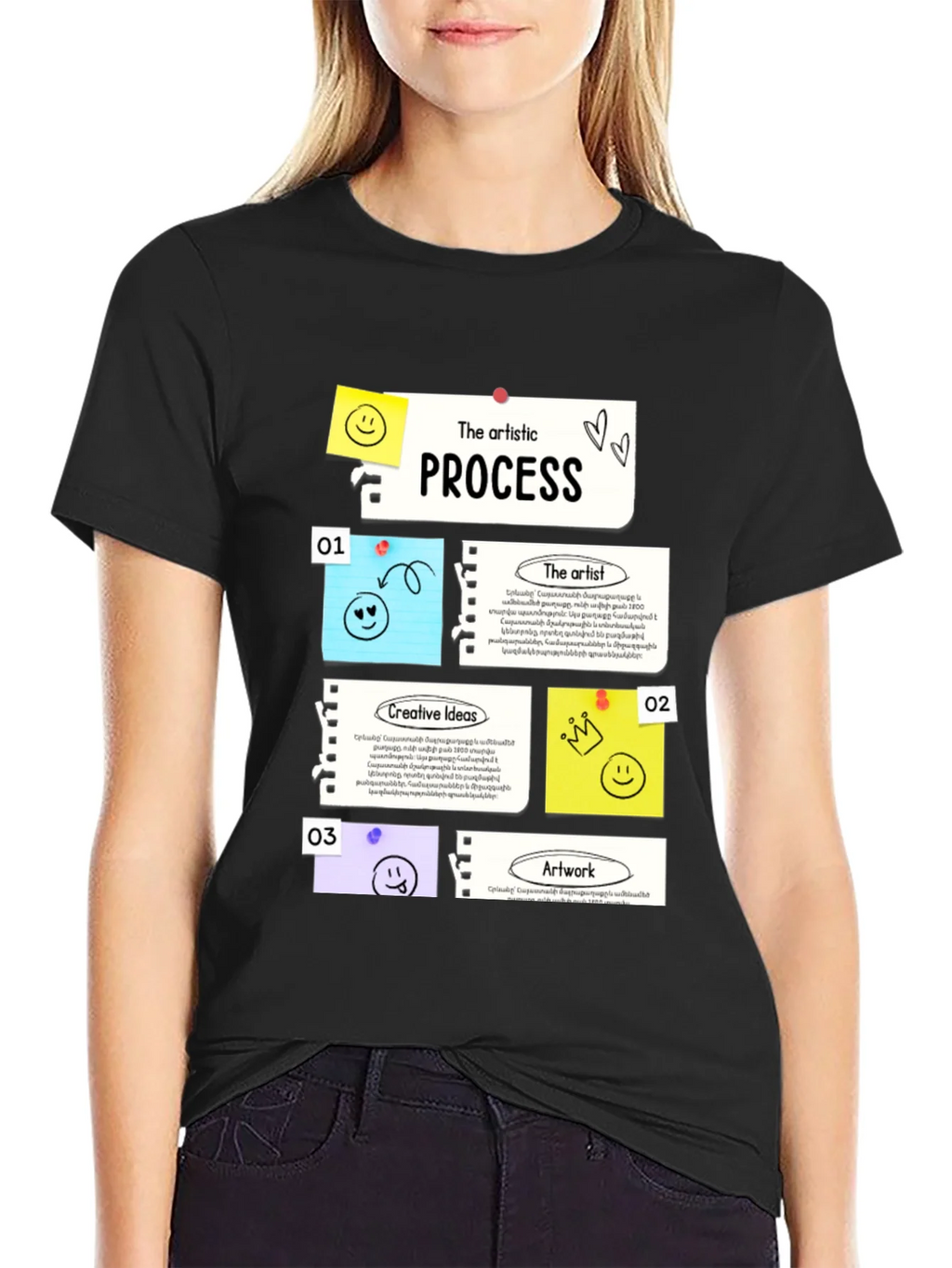 Artistic Process Graphic T-Shirt product image 2