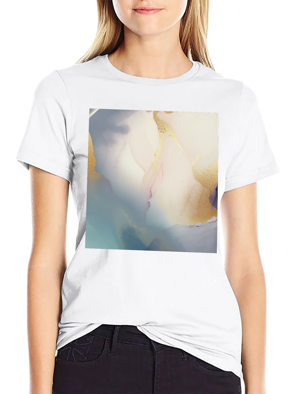 Abstract Art Graphic Tee - Modern Print T-Shirt product image 1
