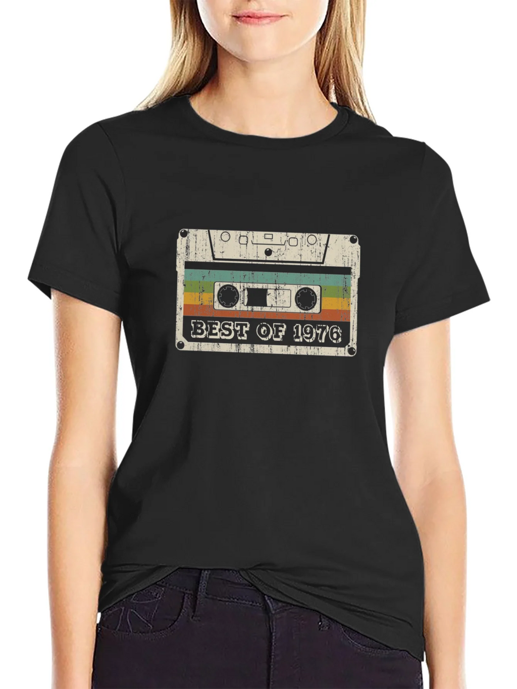 Vintage 1976 Cassette Tape T-Shirt product image 2