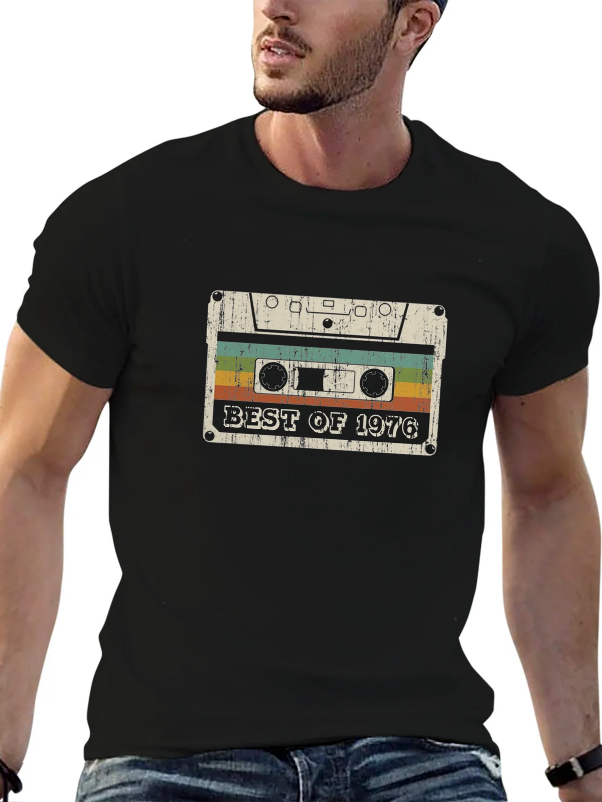 Vintage 1976 Cassette Tape T-Shirt product image 6