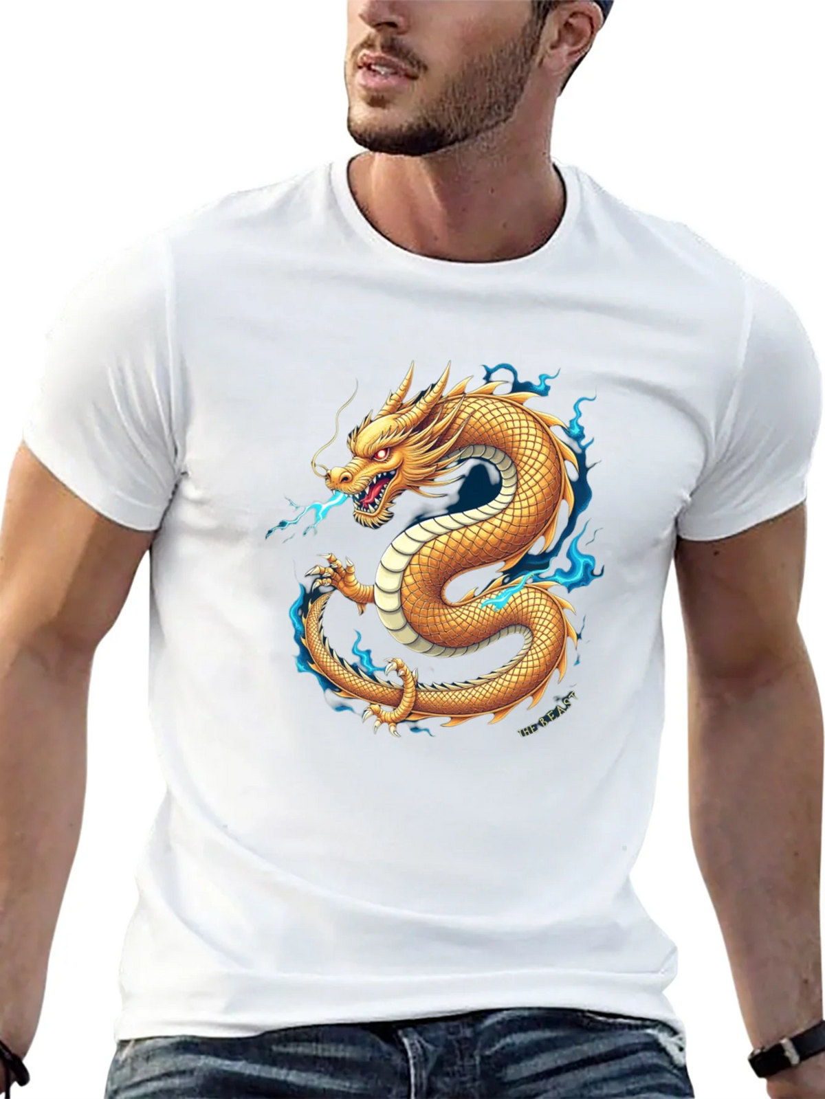 Golden Dragon T-Shirt - Unleash the Beast! product image 2