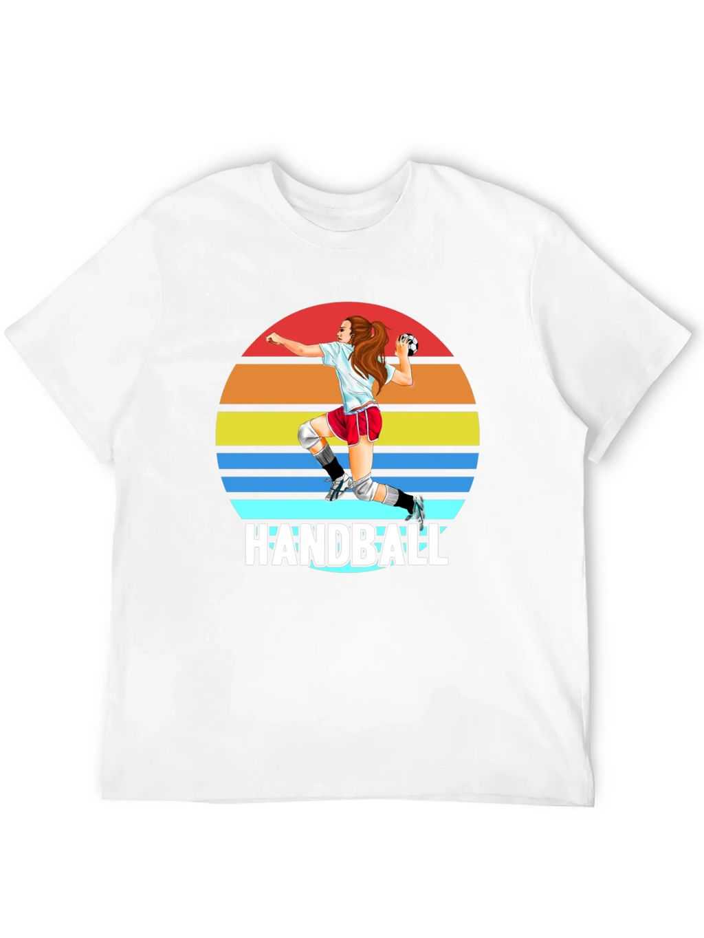 Handball Sunset Graphic T-Shirt product image 11