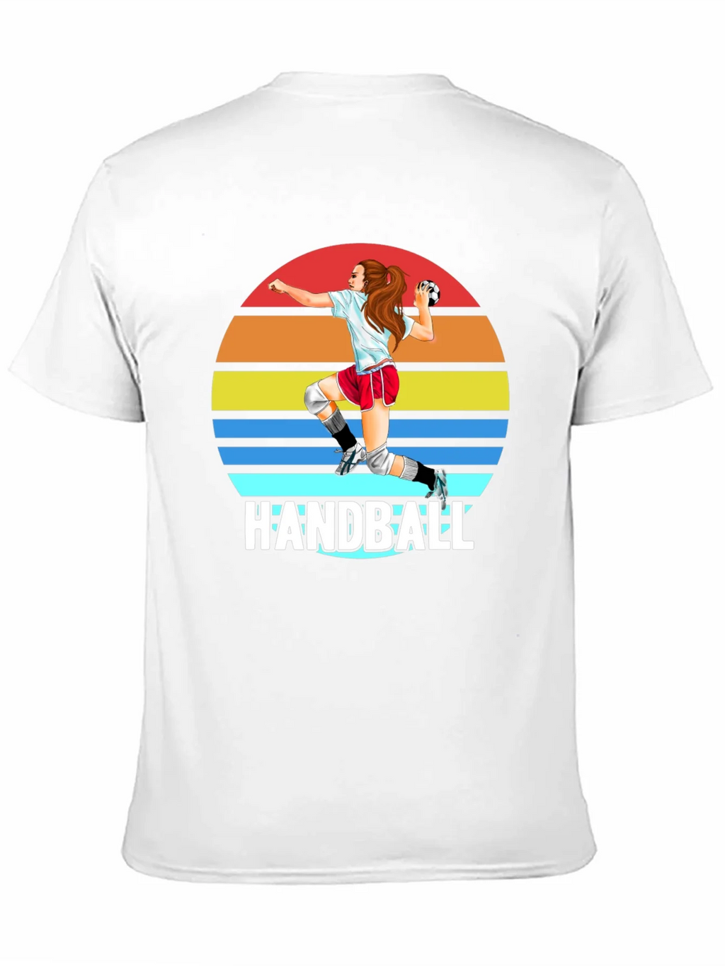 Handball Sunset Graphic T-Shirt product image 10