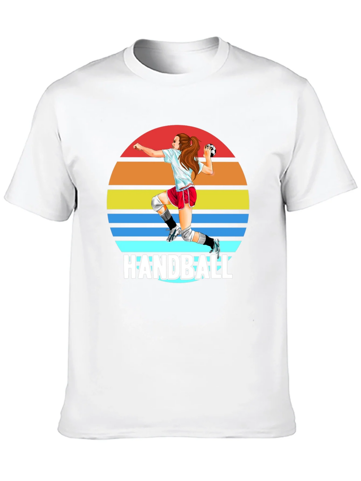 Handball Sunset Graphic T-Shirt product image 9
