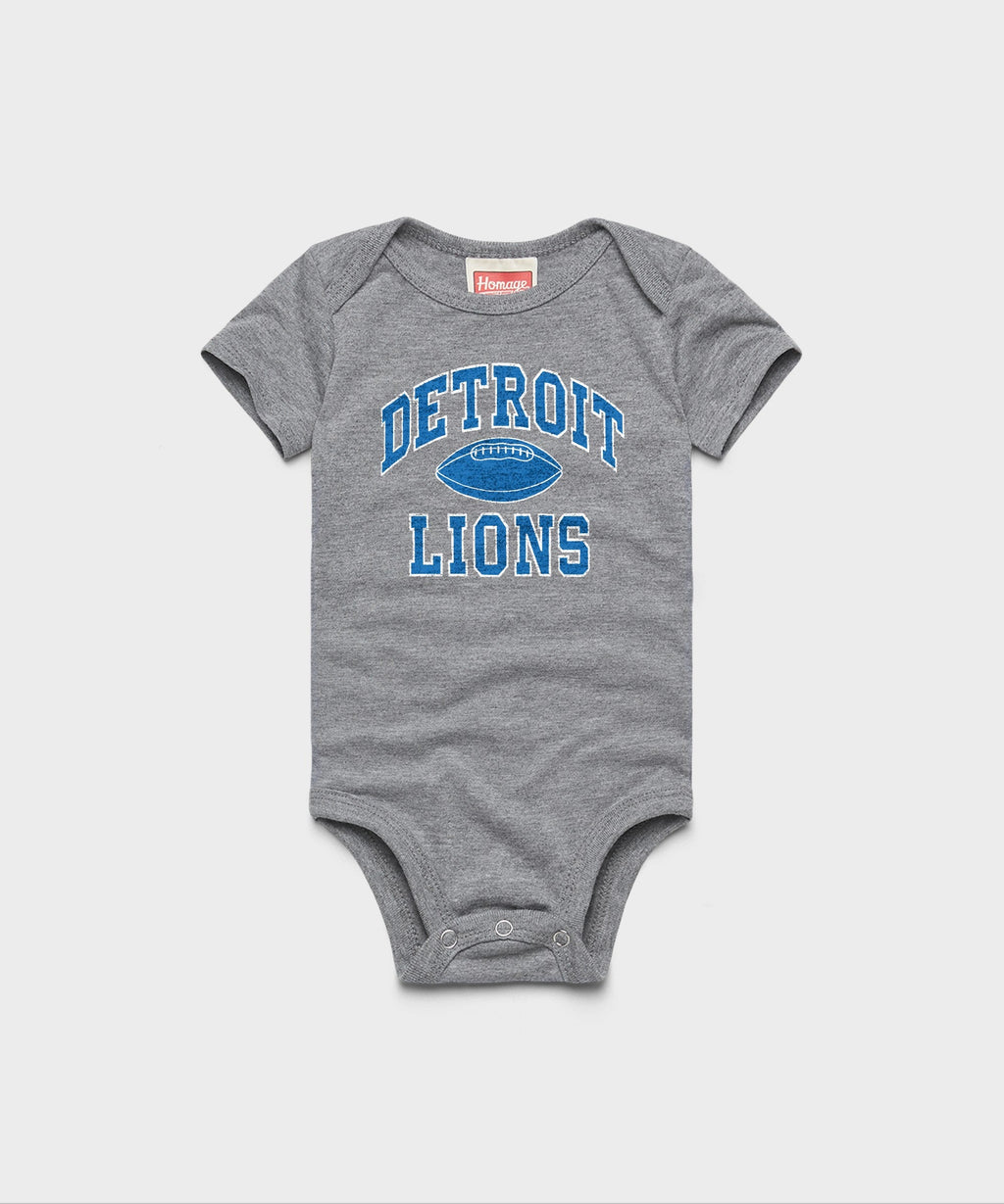 Detroit Lions Gridiron Baby One Piece