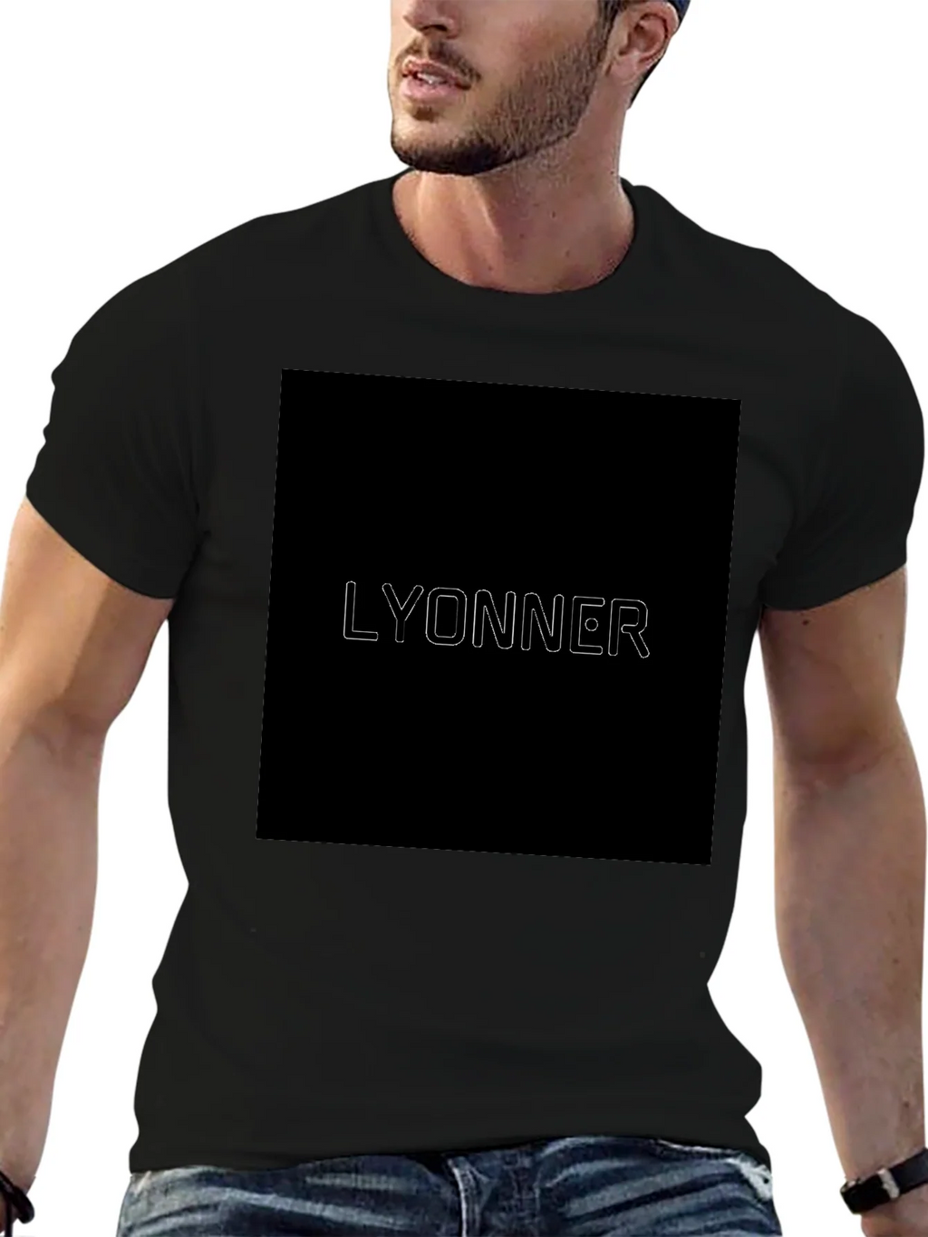 LYONNER Graphic Print Black T-Shirt product image 6