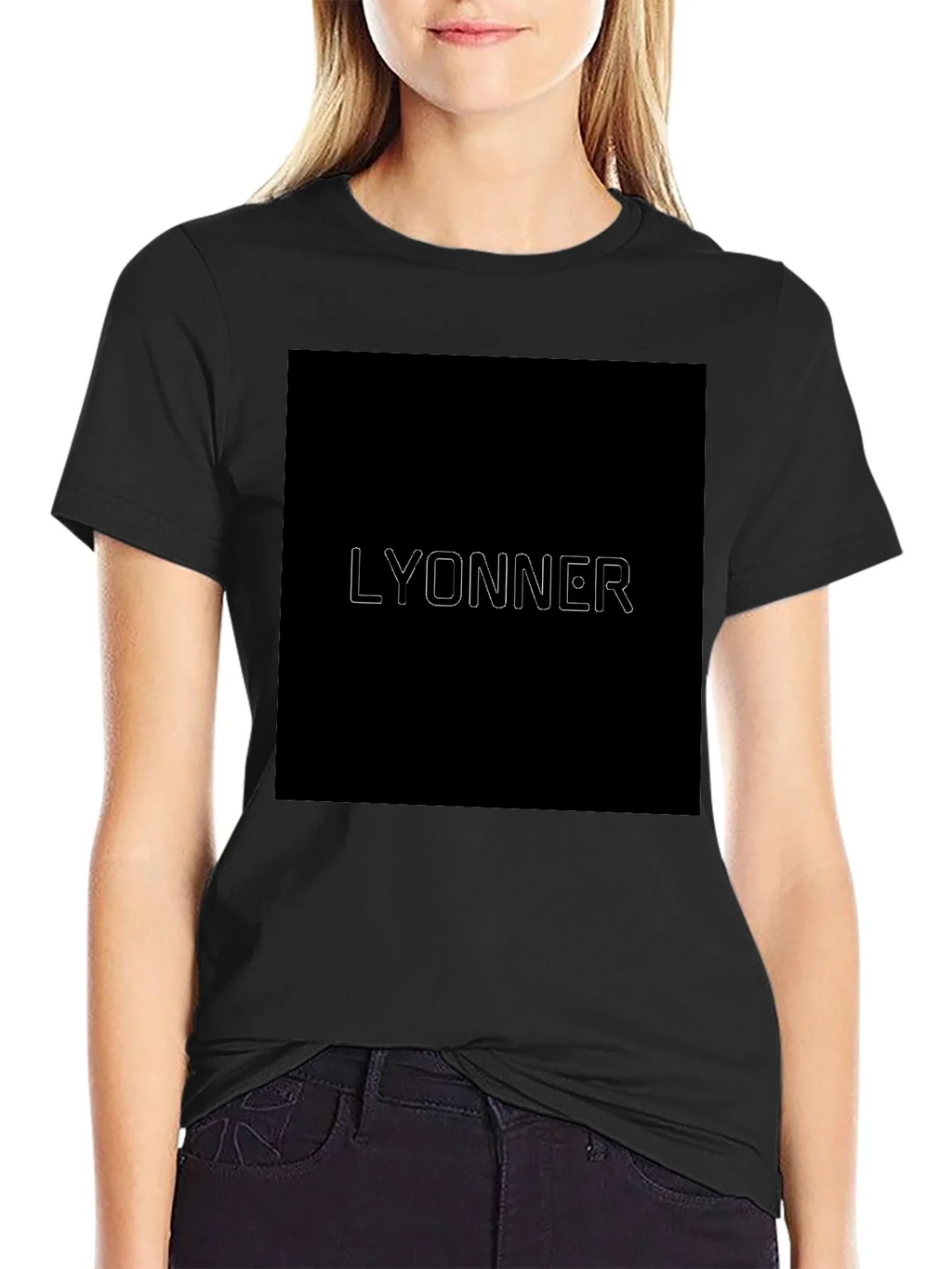 LYONNER Graphic Print Black T-Shirt product image 2