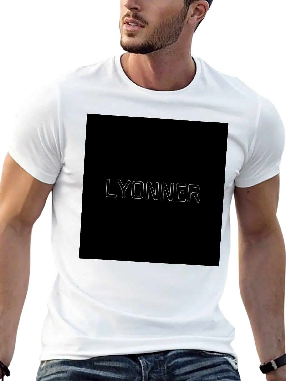 LYONNER Graphic Print Black T-Shirt product image 12