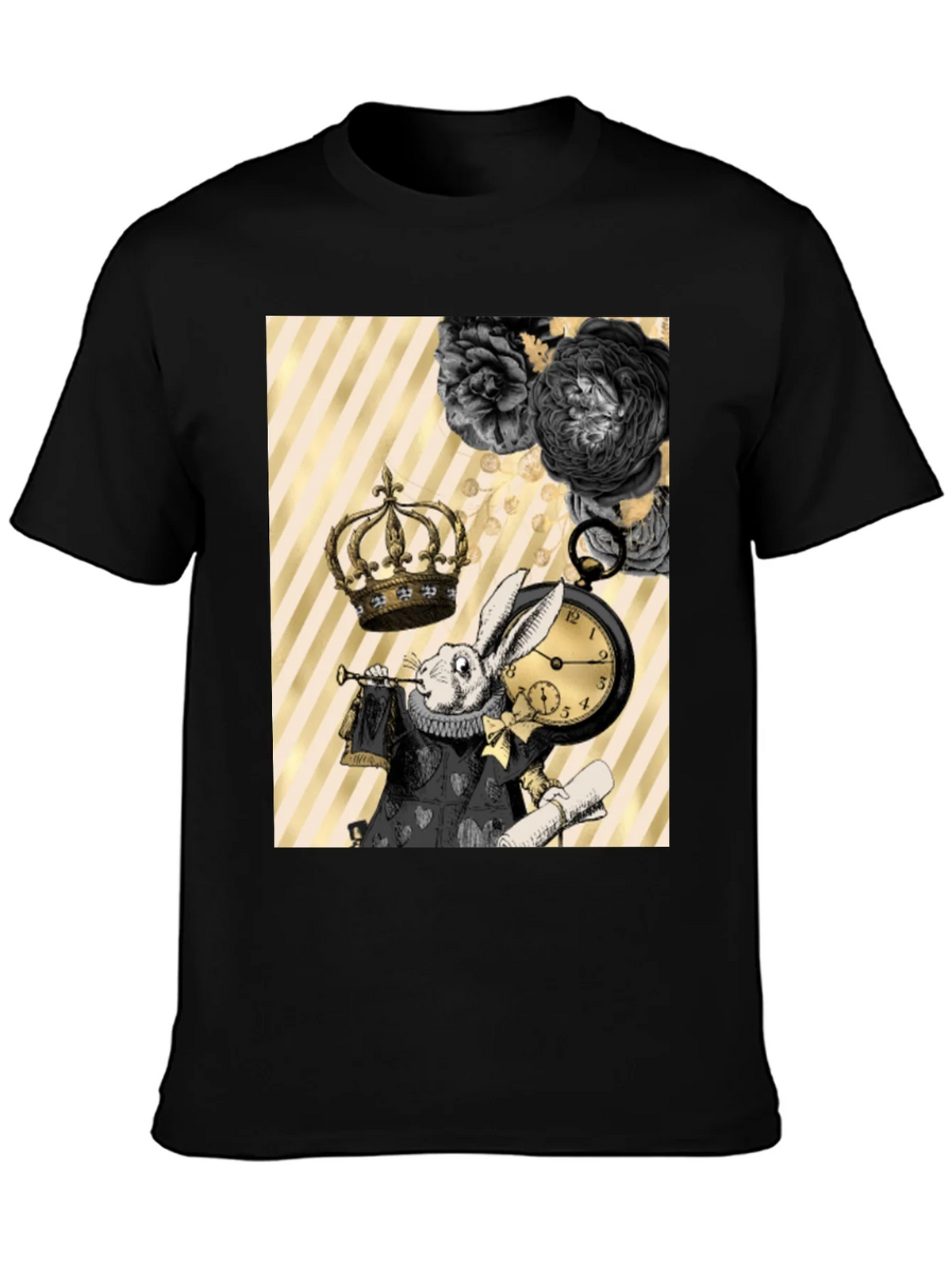 Whimsical Rabbit Graphic Tee product image 3
