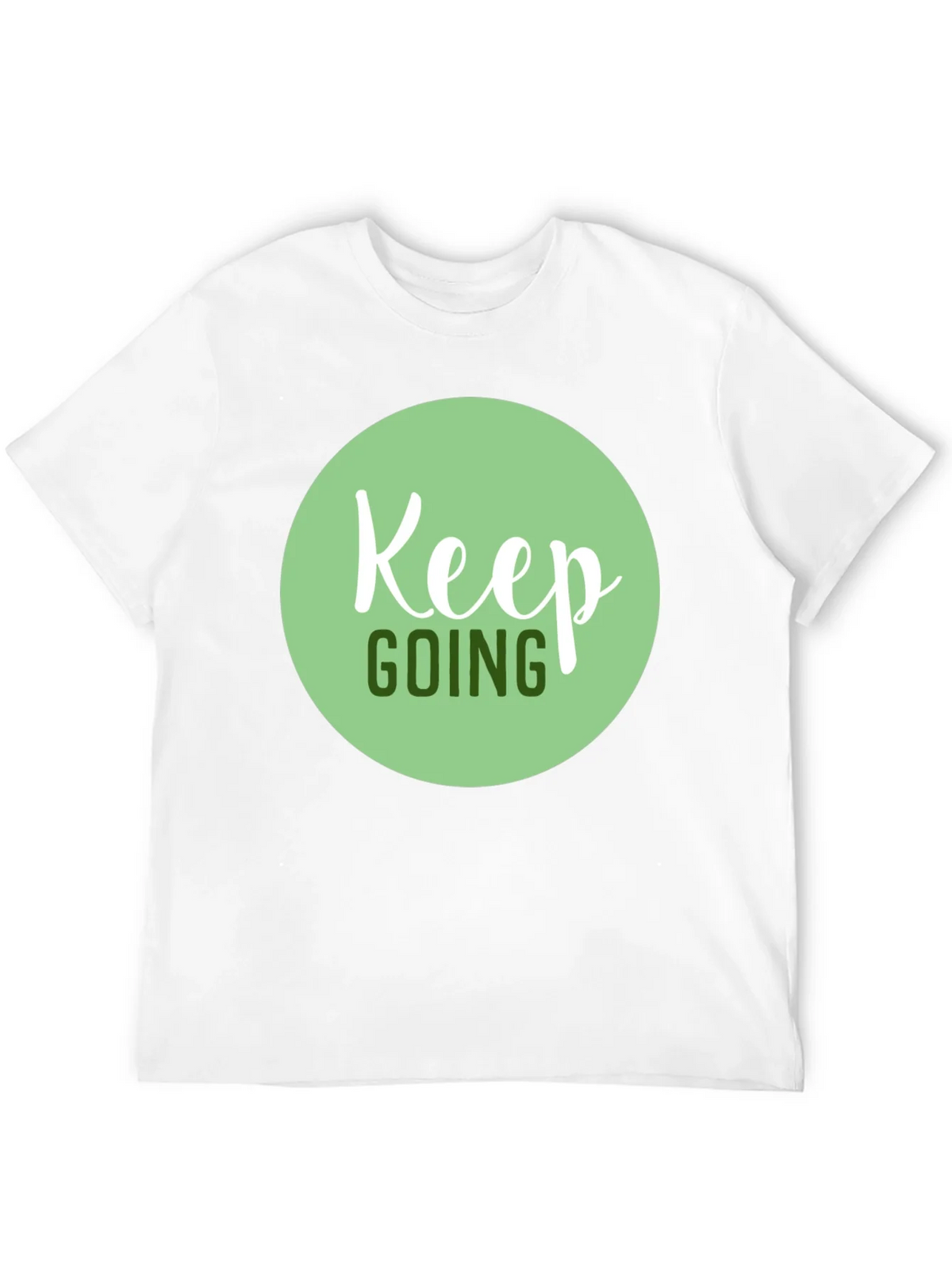 Keep Going Graphic Tee - Black Motivational T-Shirt product image 11