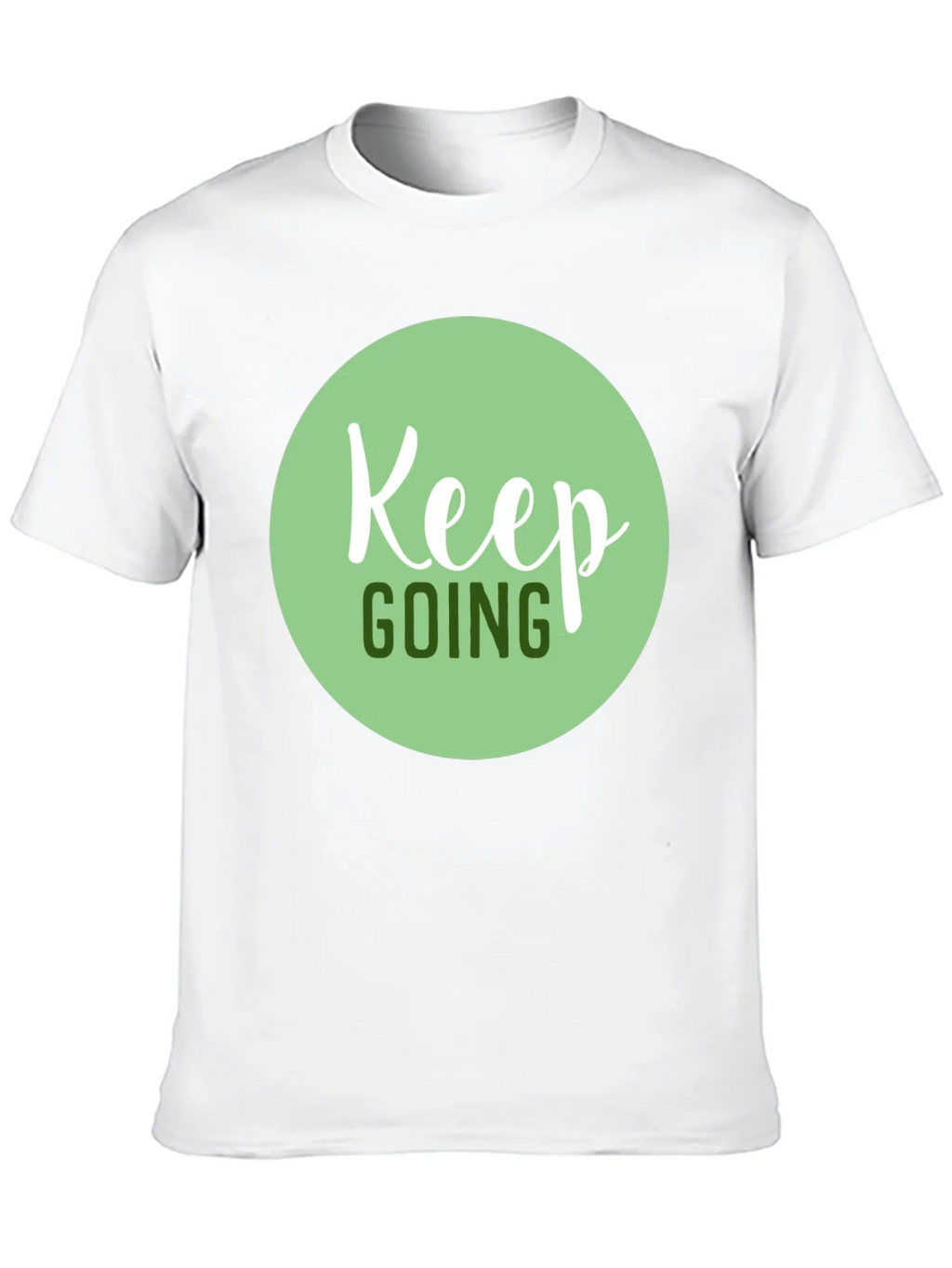 Keep Going Graphic Tee - Black Motivational T-Shirt product image 9