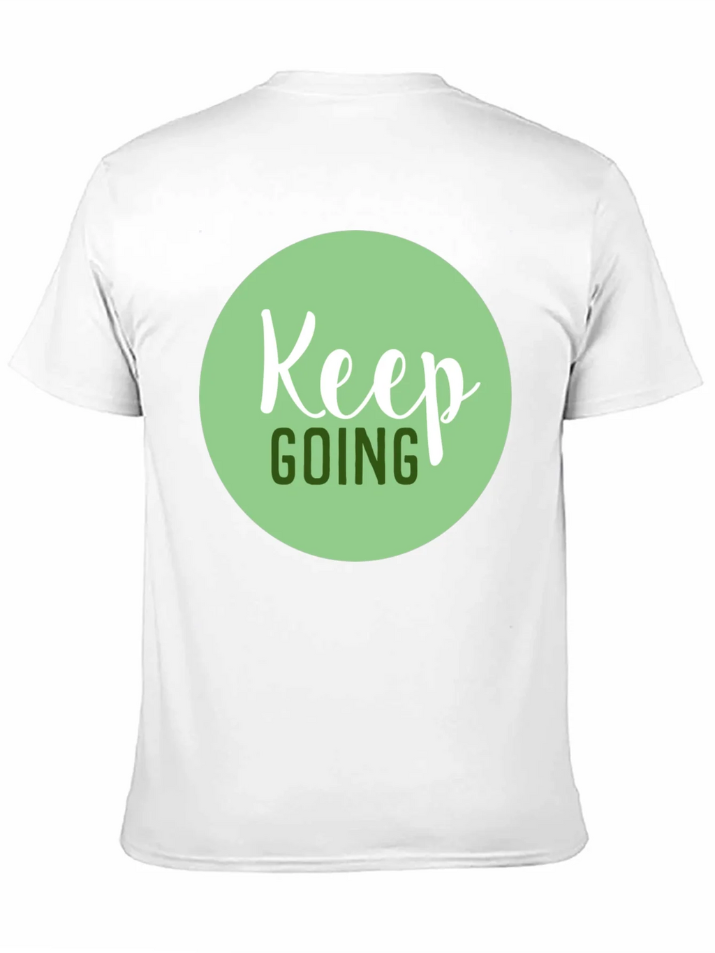 Keep Going Graphic Tee - Black Motivational T-Shirt product image 10