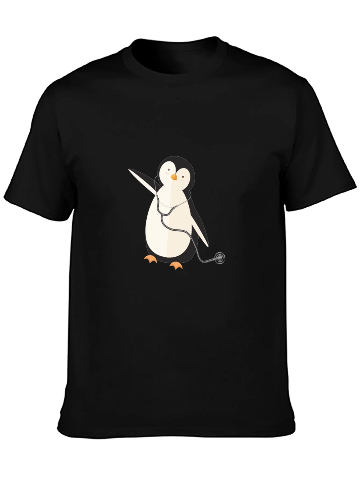 Penguin Doctor Graphic Tee - Novelty T-Shirt product image 3