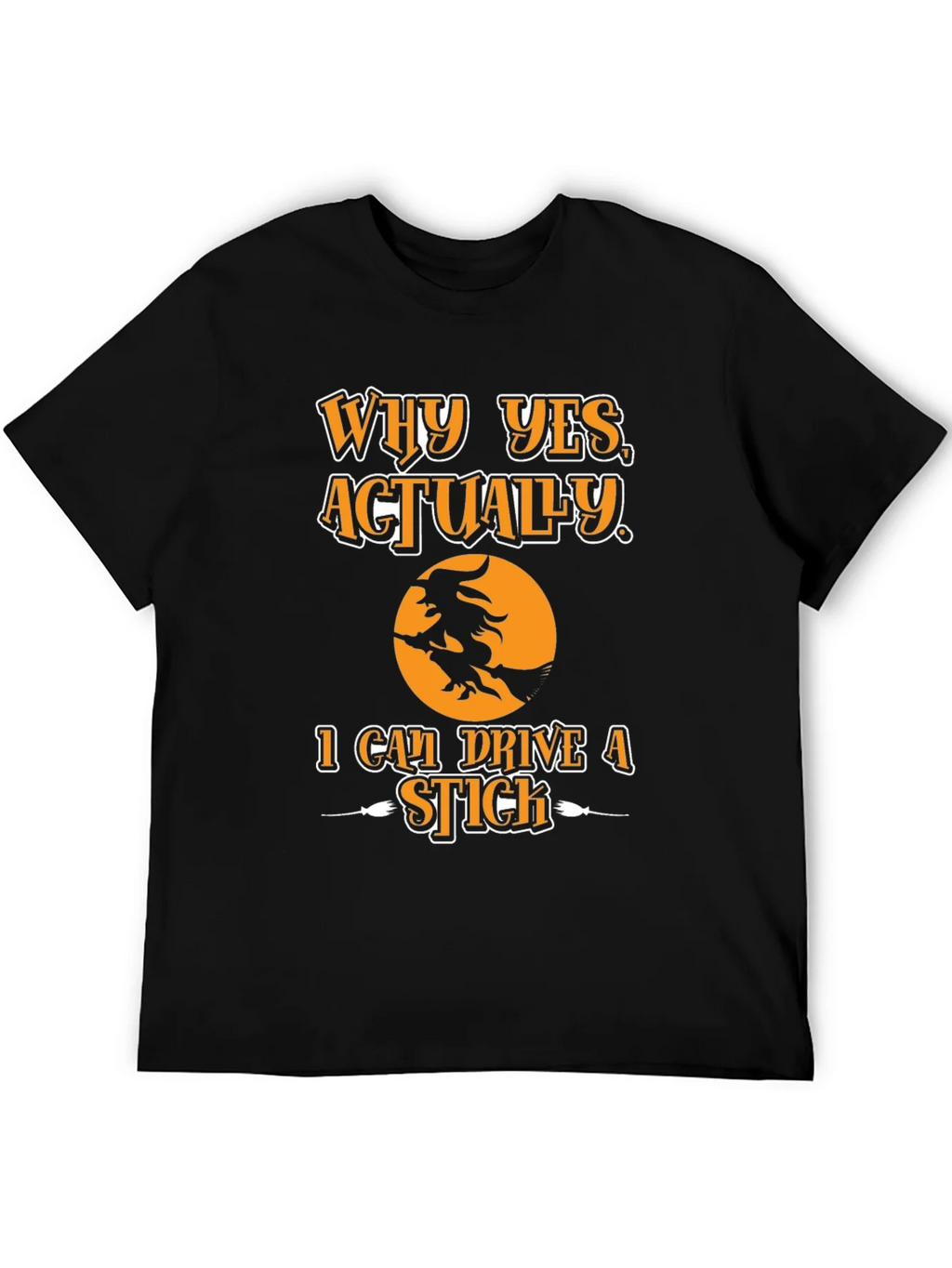 Witch Ride Halloween T-Shirt - I Can Drive A Stick Tee product image 5