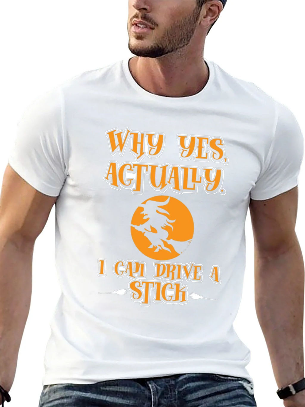Witch Ride Halloween T-Shirt - I Can Drive A Stick Tee product image 12