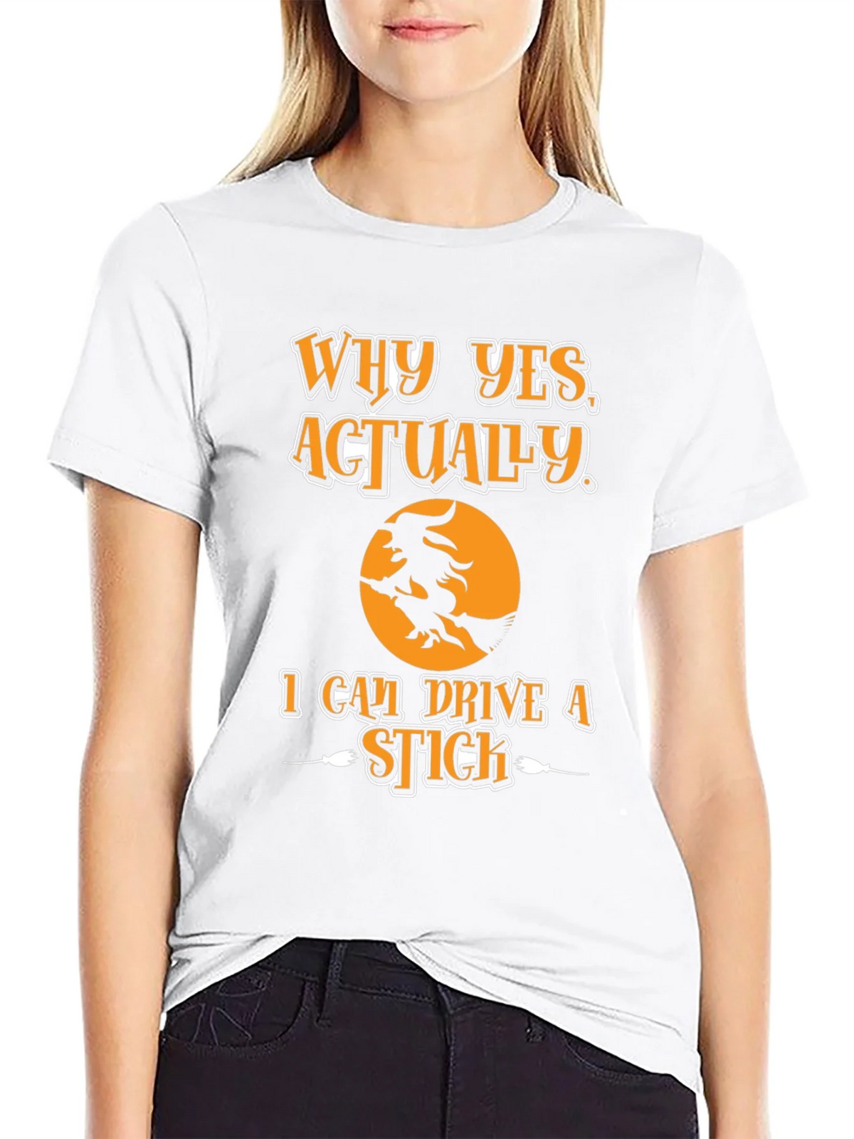 Witch Ride Halloween T-Shirt - I Can Drive A Stick Tee product image 8