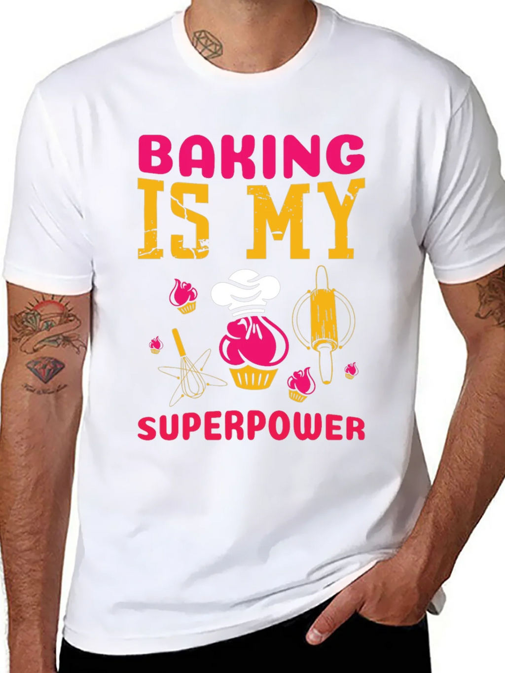 Baking is My Superpower T-Shirt product image 7
